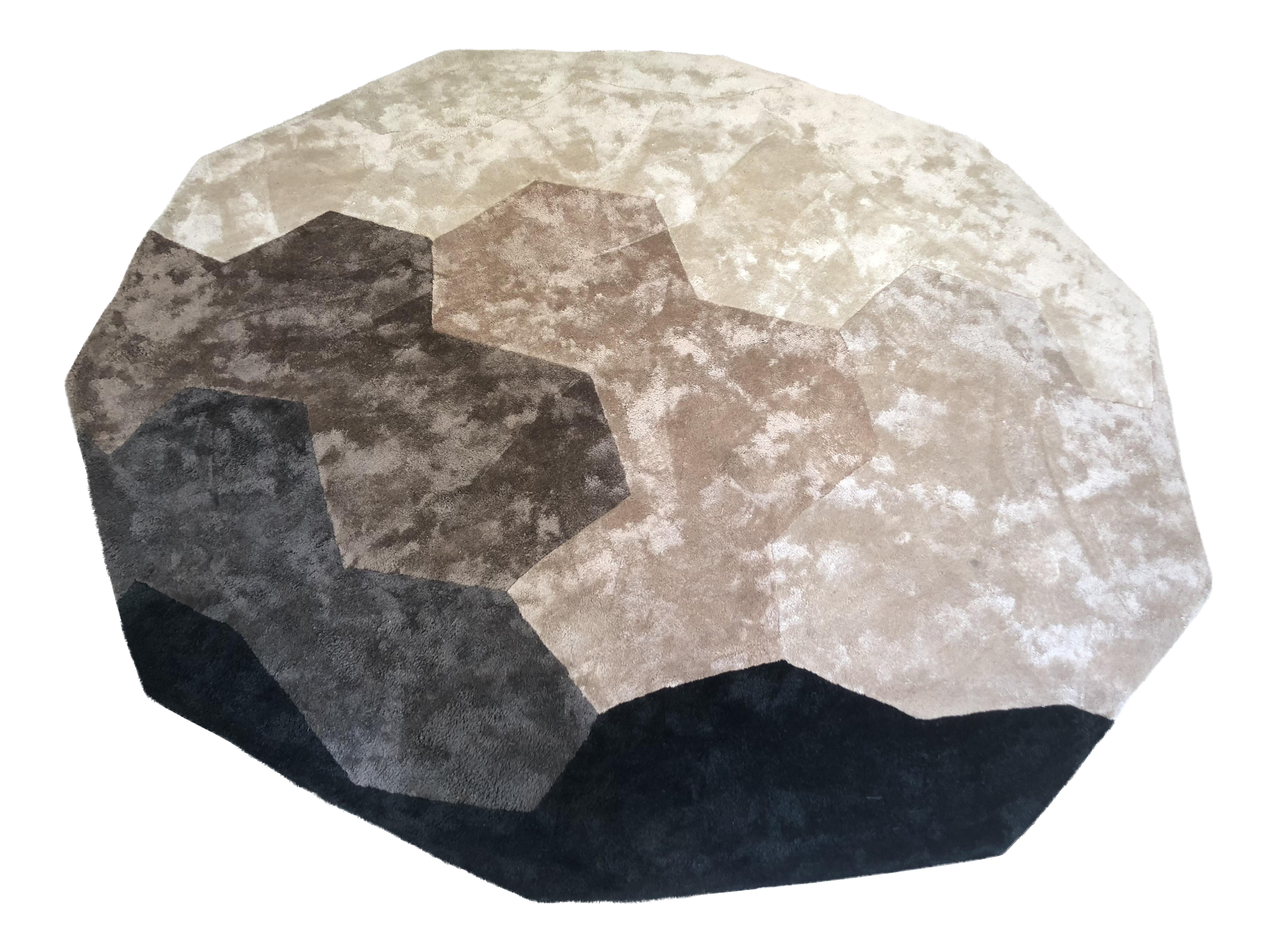 Roche bobois facette rug u u chairish