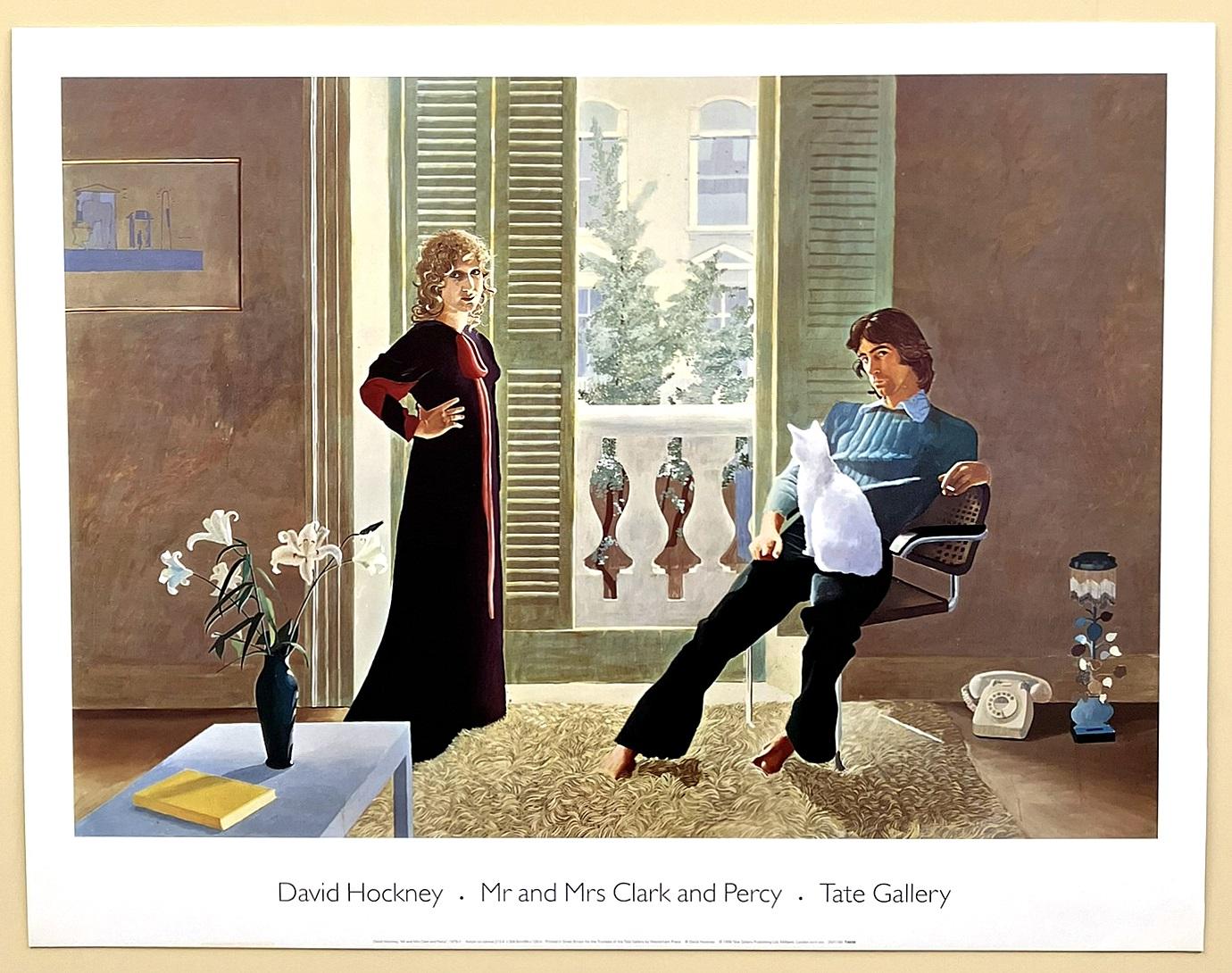 Mr and Mrs Clark and Percy/detail/ポスター David Hockney Mr and Mrs Clark and Percy Original Tate