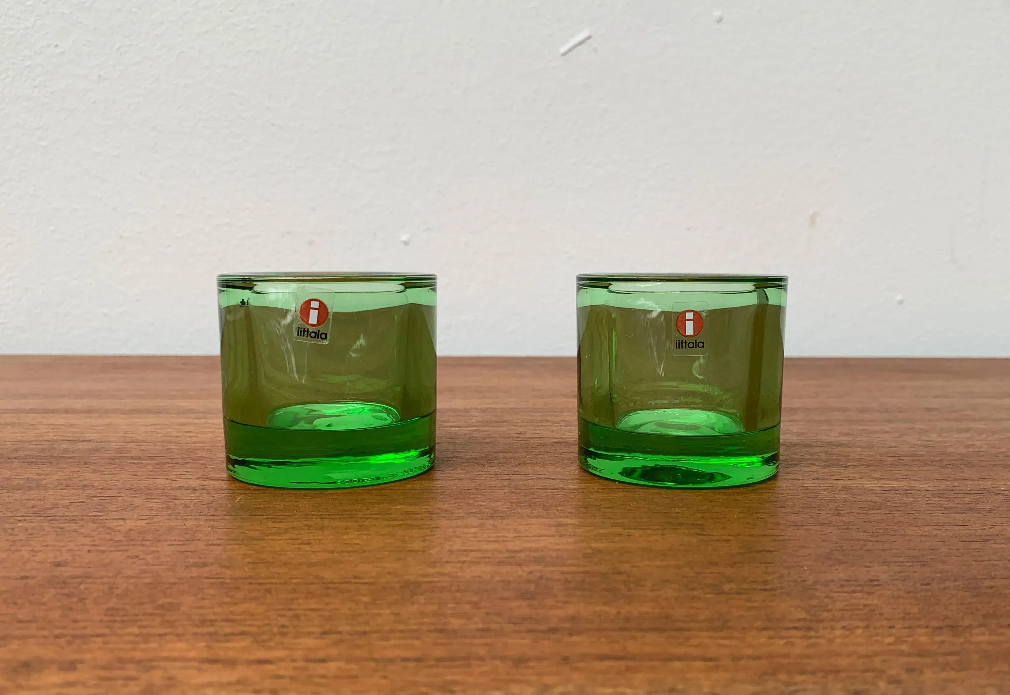 Lime Kivi Votiv Marimekko Candleholder by Heikki Orvola for