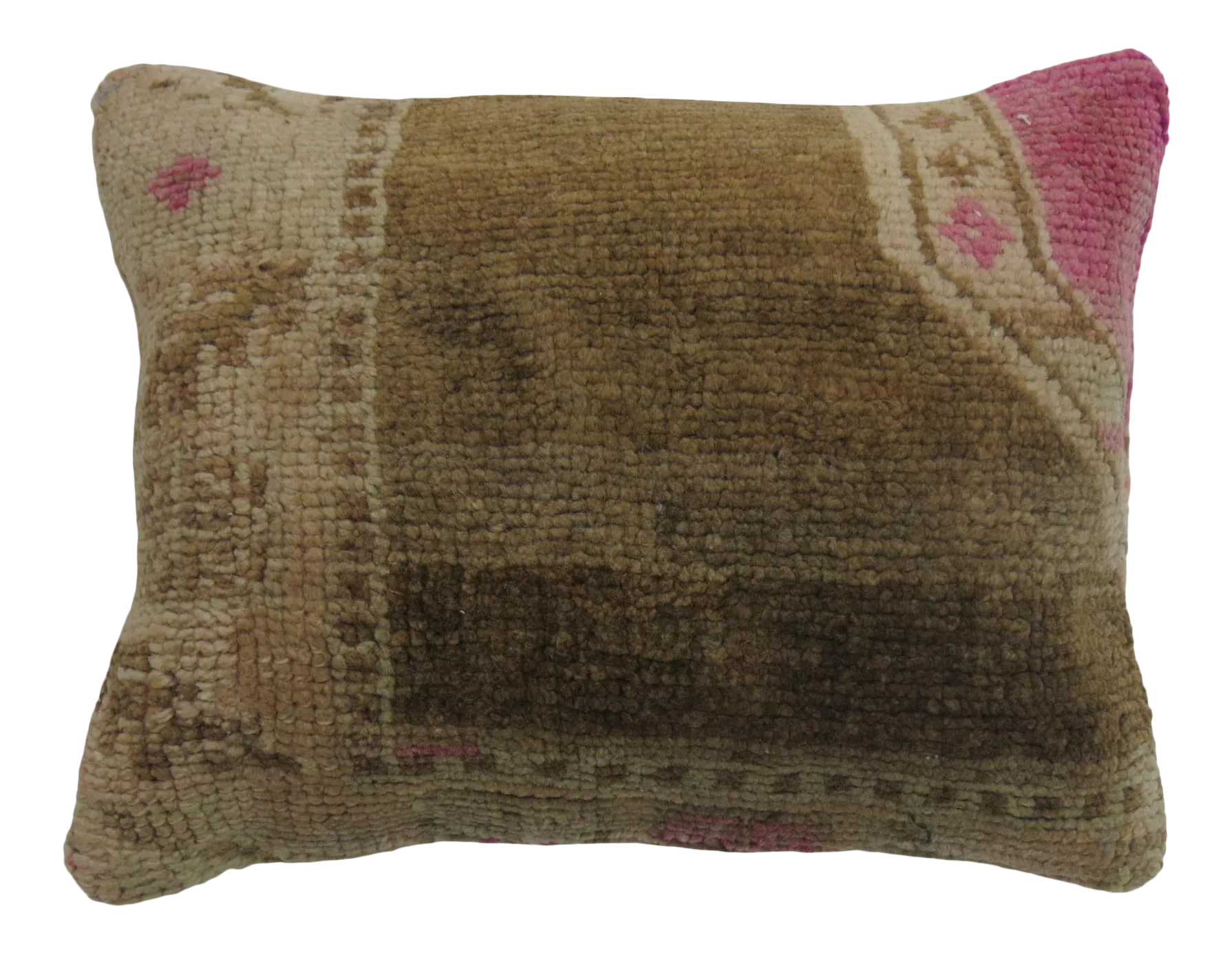 Turkish Oushak Rug Pillow