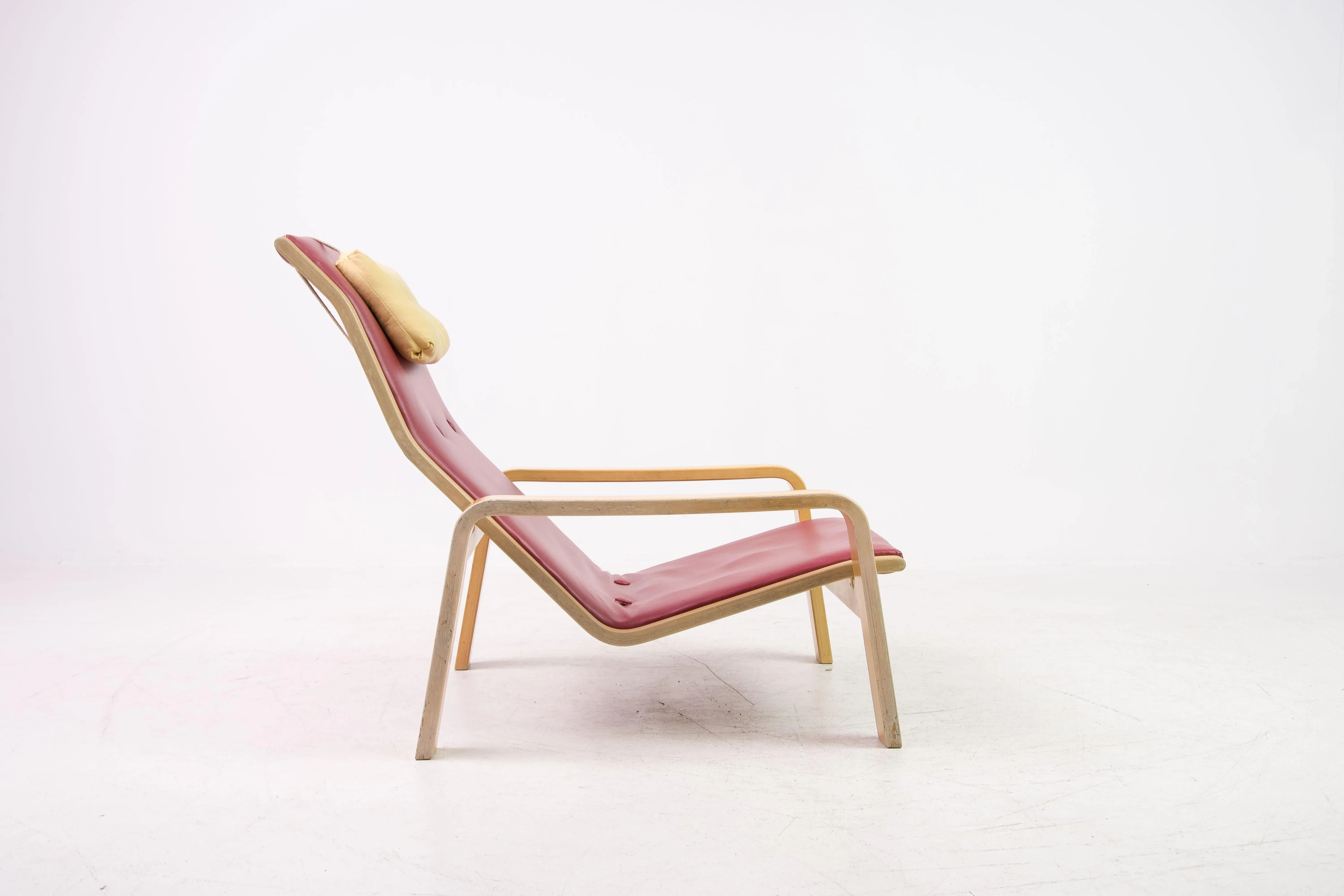 極希少  ilmari lappalainen 「Pulkkaチェア 」 Ilmari Lappalainen Pulkka Lounge Chair and Ottoman For Sale