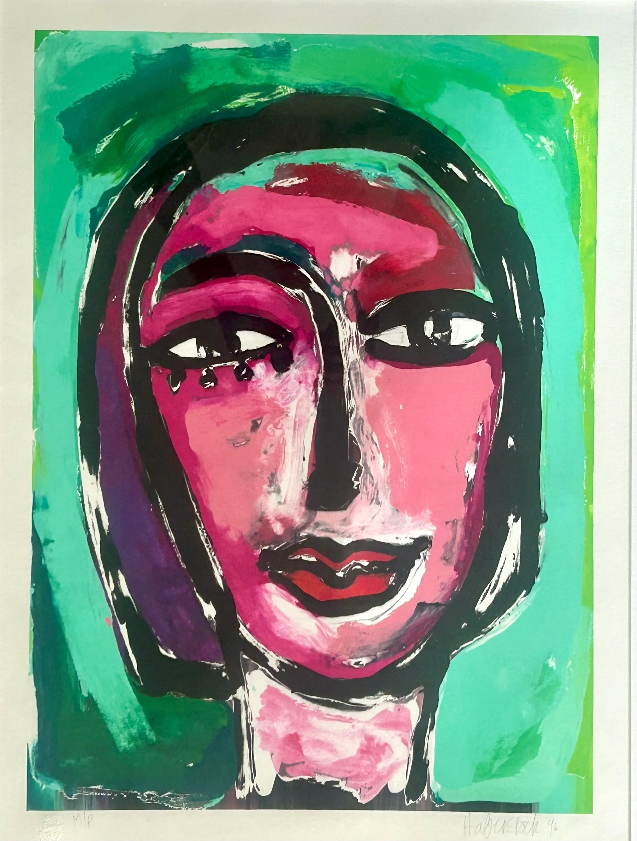 Christine Haberstock — Untitled Monoprint #1, 1996
