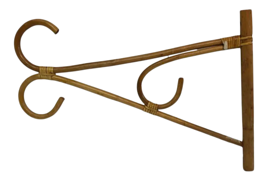 Vintage Rattan Plant Hanger Hook Chairish