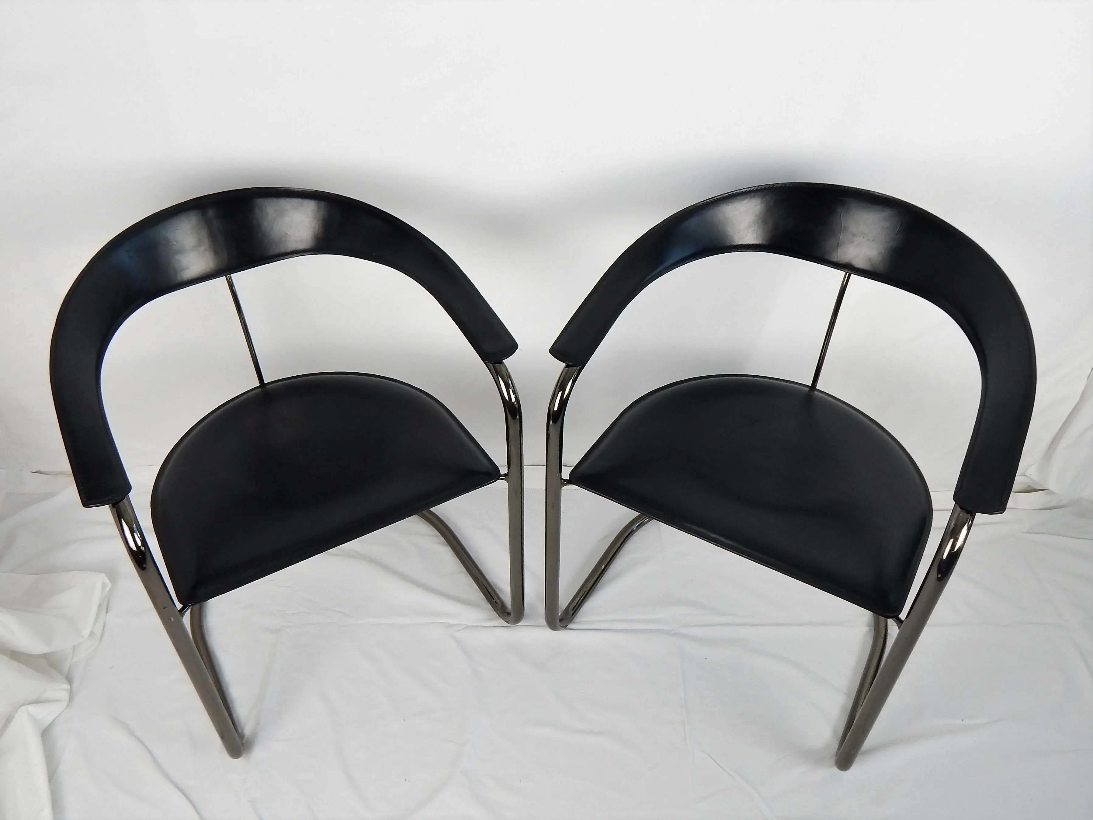 Arrben Italy Canasta Cantilever Chairs, a Pair | Chairish
