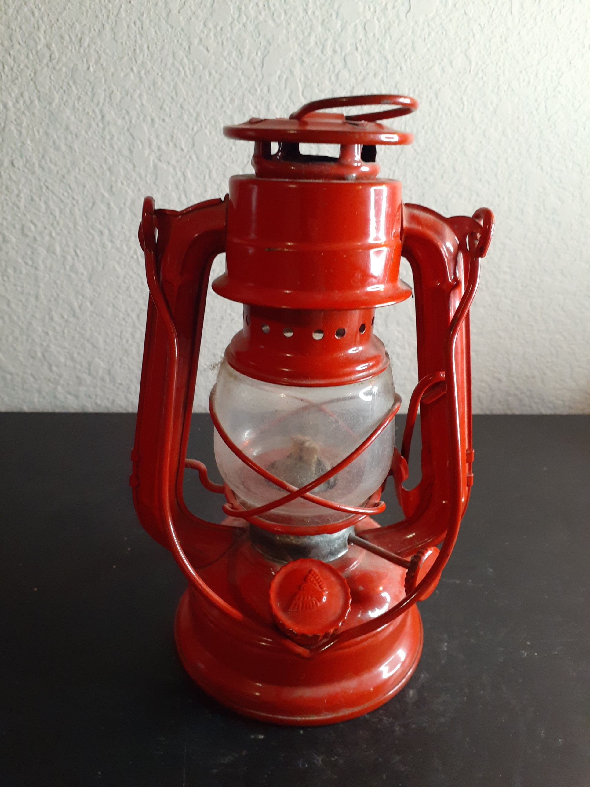 1950s Winged Wheel No 350 Red Oil Lantern | Chairish