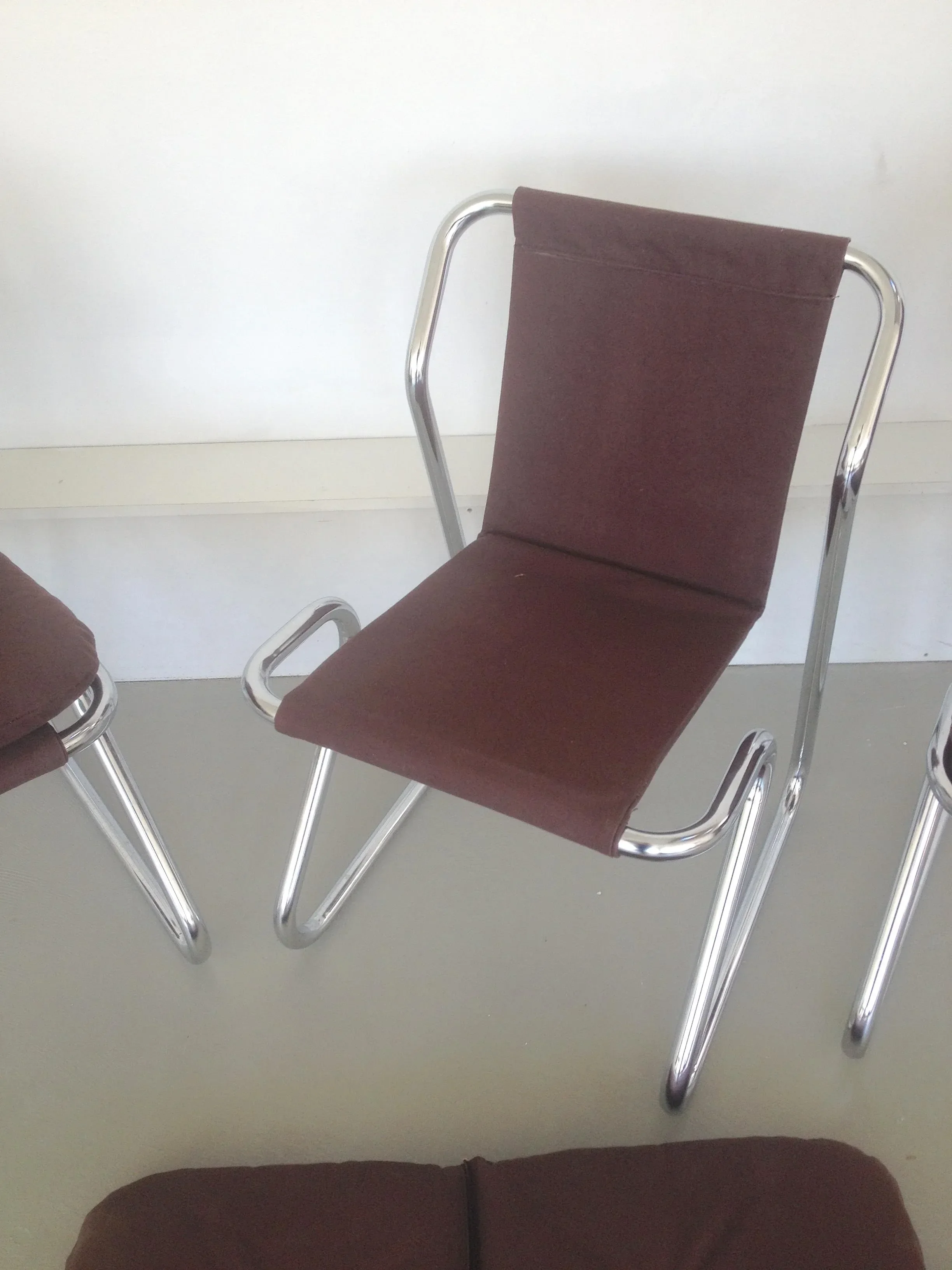 Space Age Dining Chairs, 1970s, Set of 4