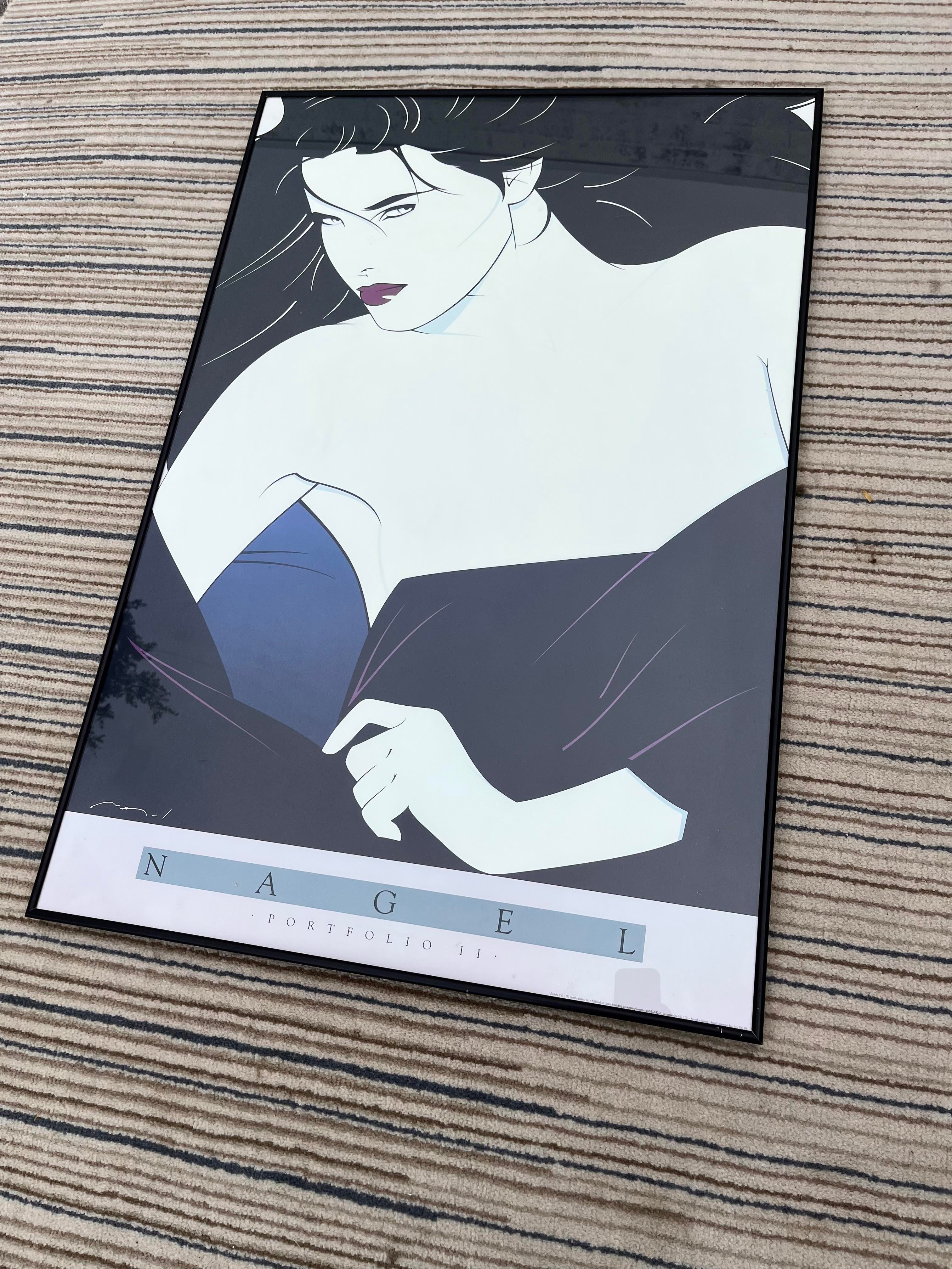 ナゲル Nagel Patrick Nagel 2枚セット ヴィンテージ 年代物