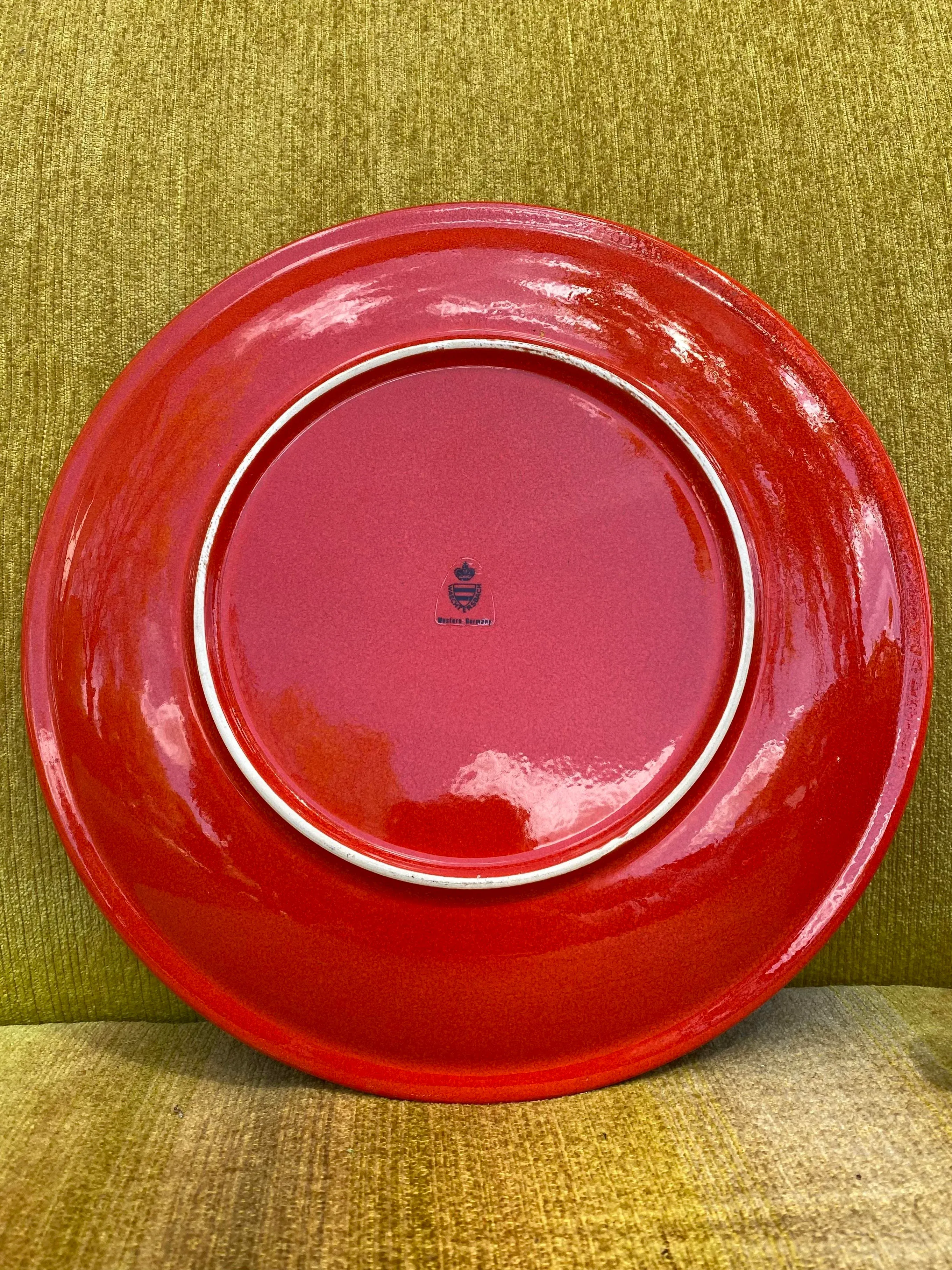 Vintage Waechtersbach Hearts Mug and Plate Set- Pieces Chairish