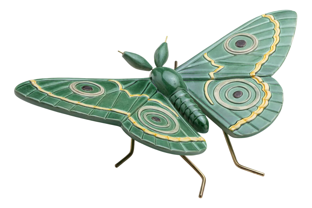 Peacock Butterfly in Green by Mambo Unlimited Ideas