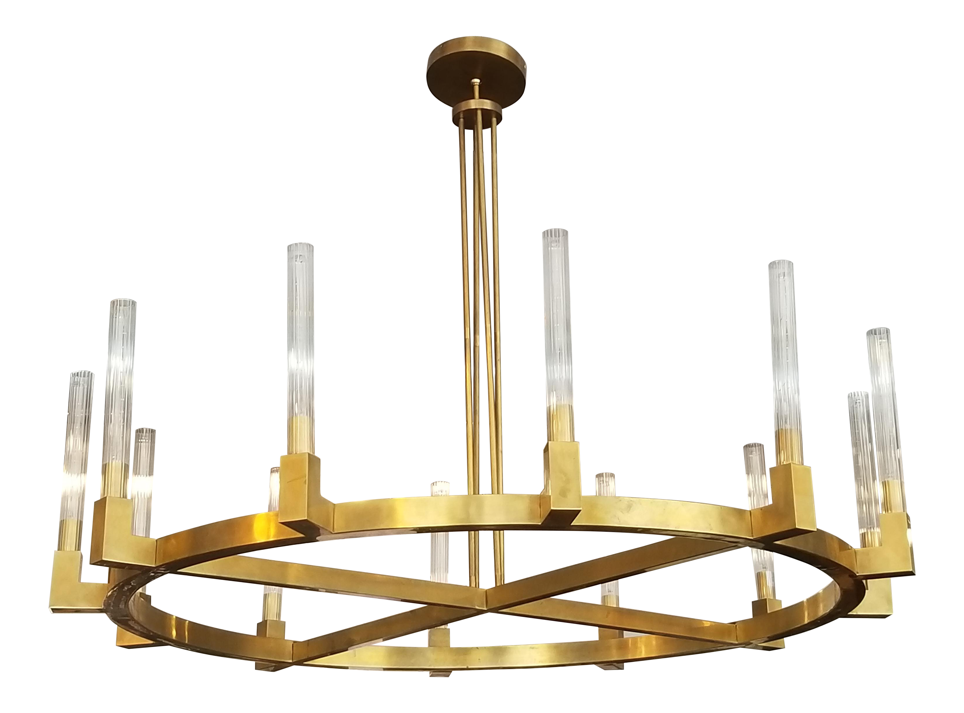 Restoration Hardware Cannele Round Chandelier Chairish