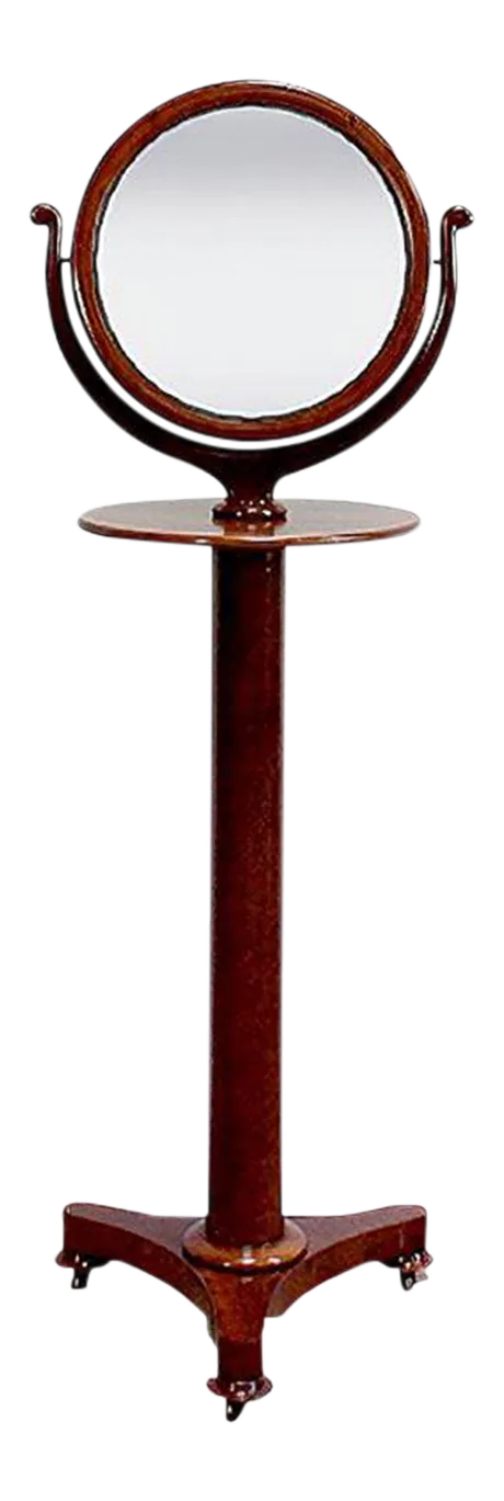 Empire Psyché Mirror in Mahogany, Early 19th Century