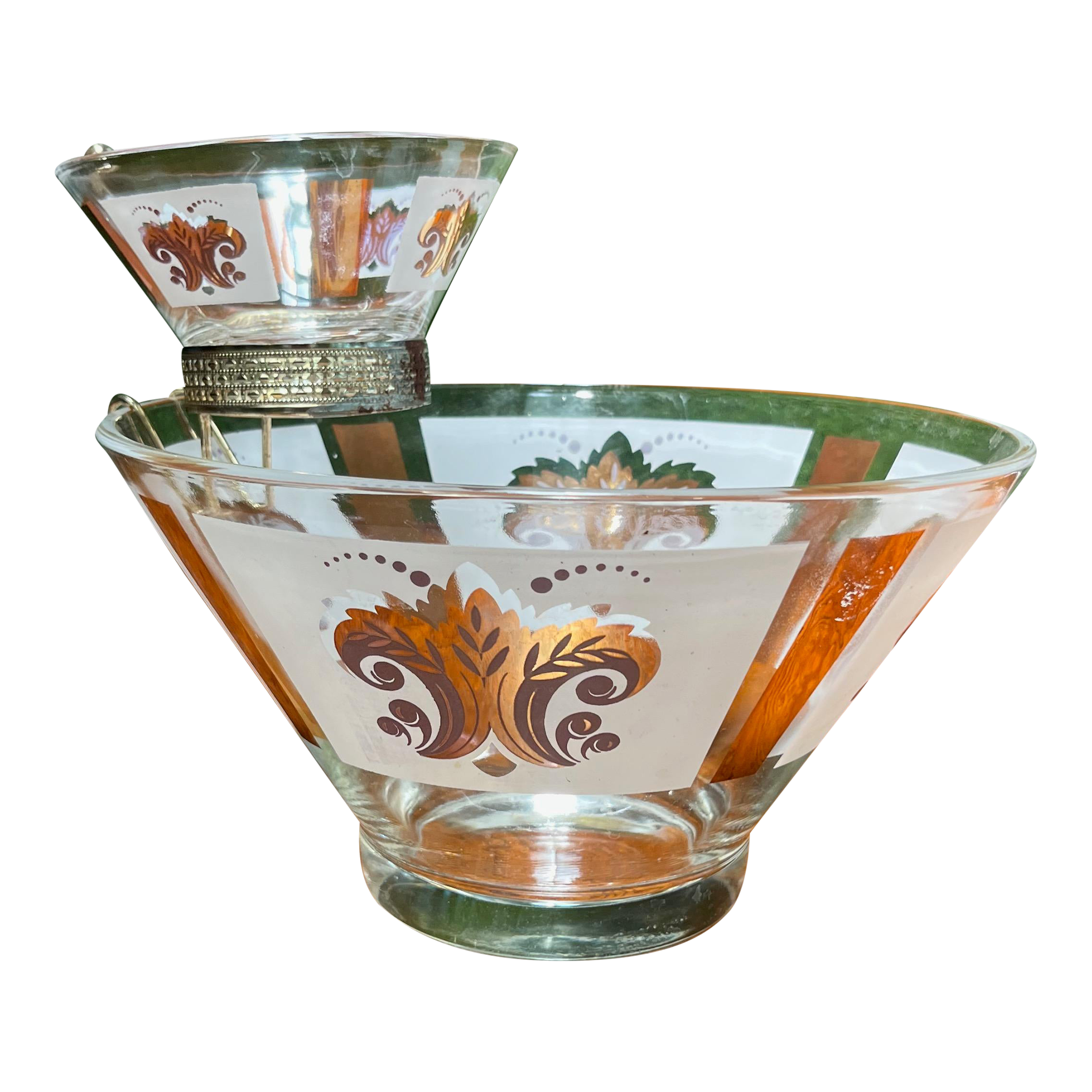 Antique chip hotsell and dip bowl