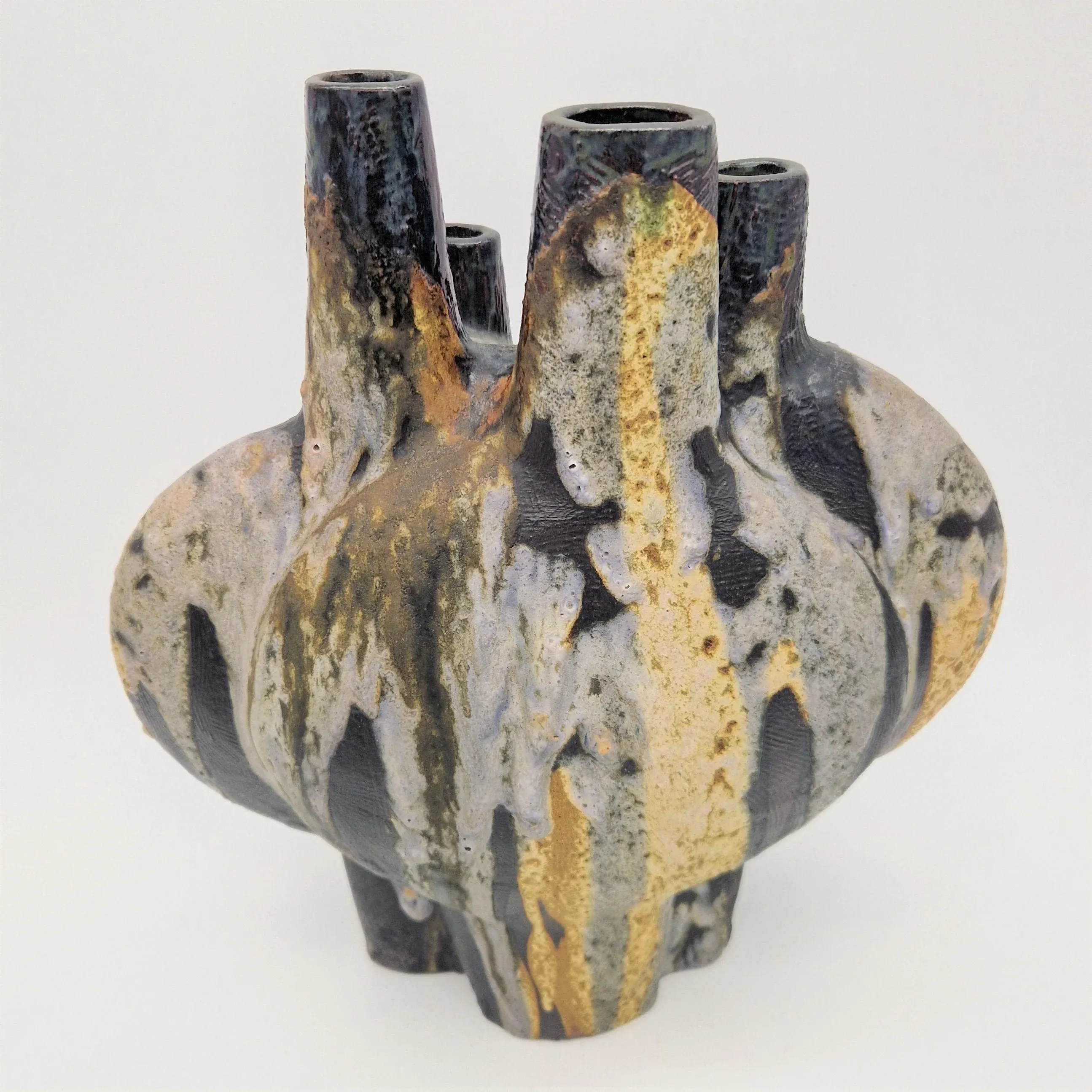 Fat Lava Ceramic Vase by Helmut Friedrich Schäffenacker, 1960s