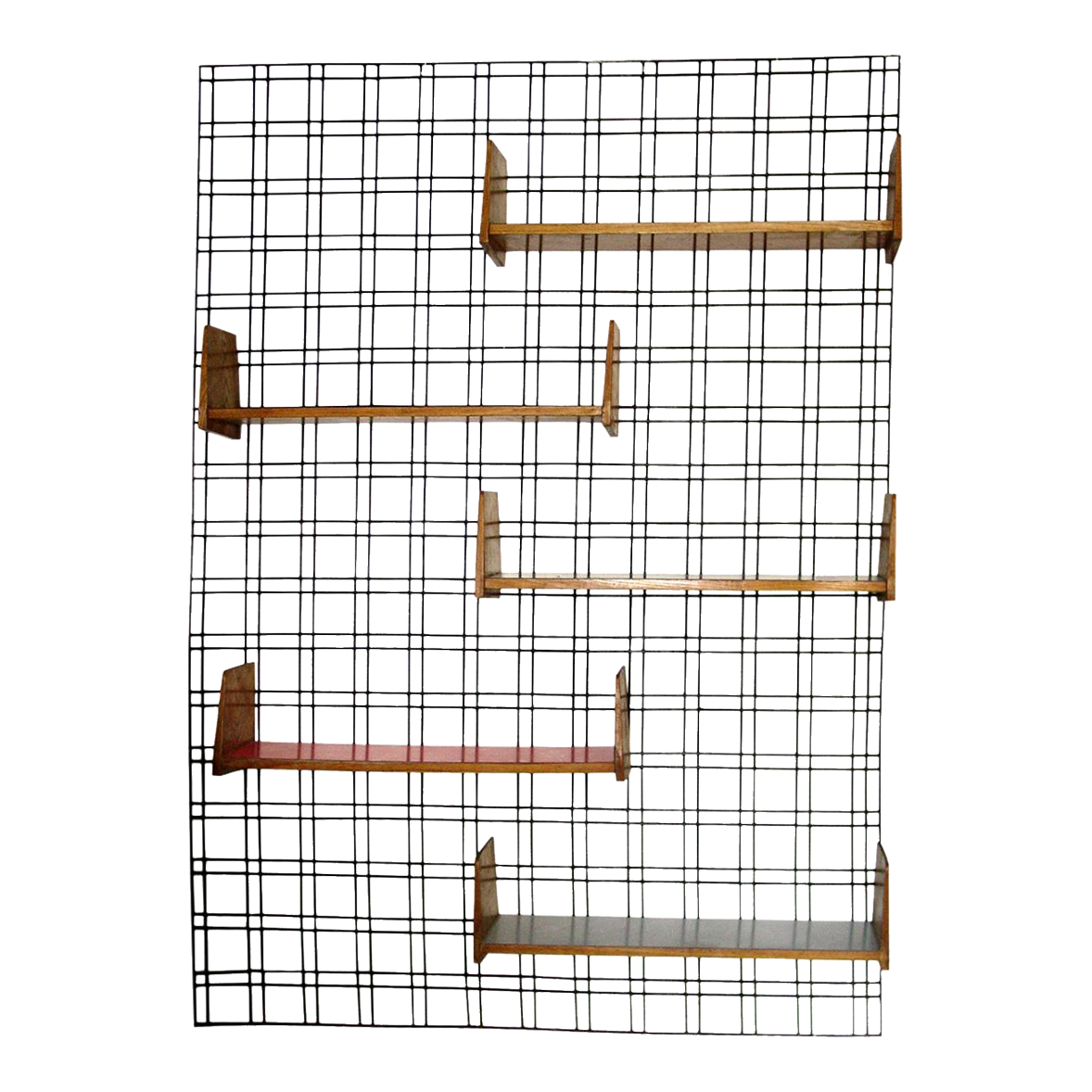 Vintage Wall Mounted Shelving by Pfr Studio Gio Ponti 1950 Chairish