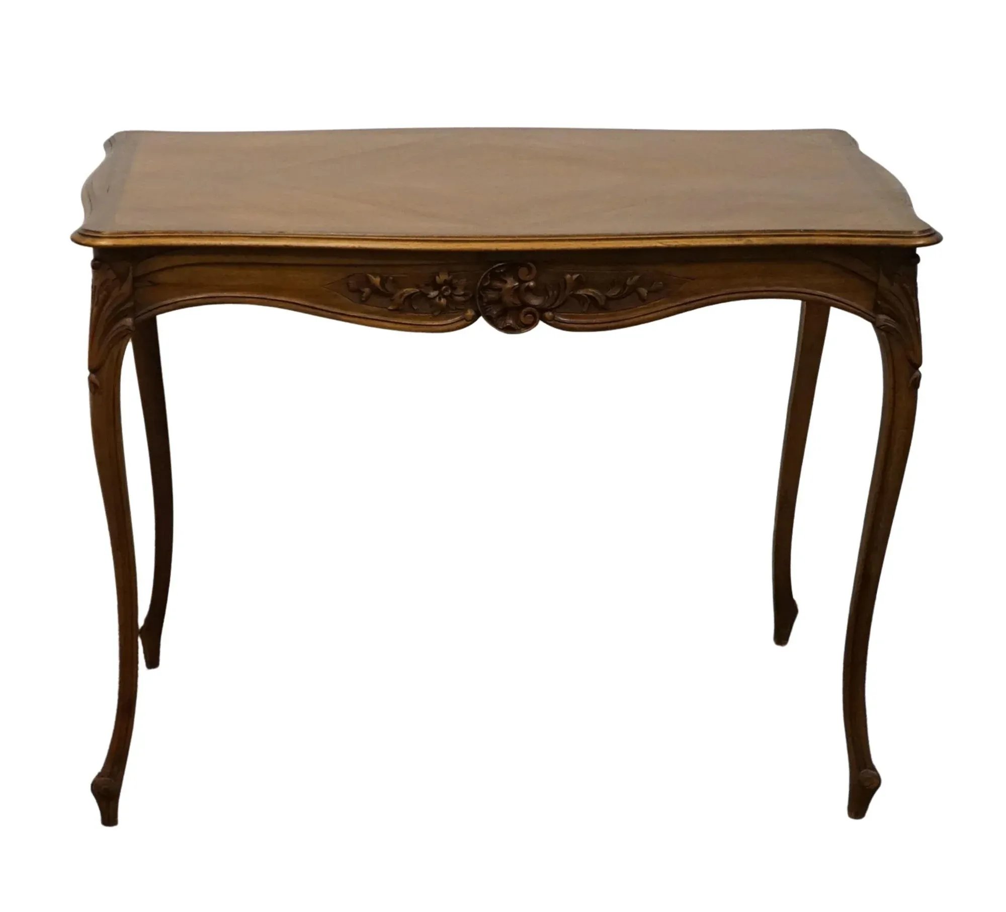 Vintage Antique Banded Bookmatched Walnut French Provincial 39