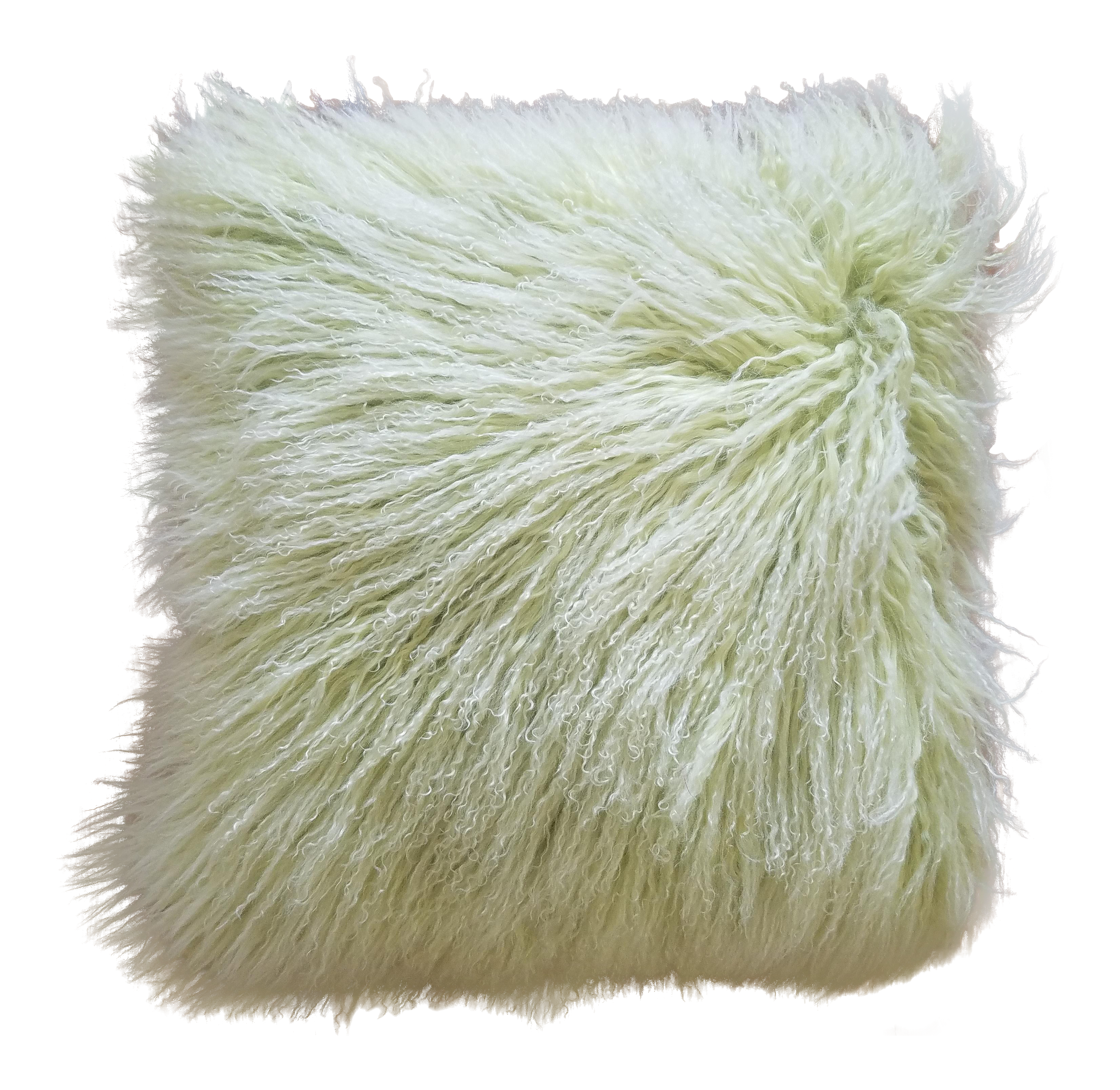 1980s Contemporary Mouton Sheep Fur Pillow Chairish