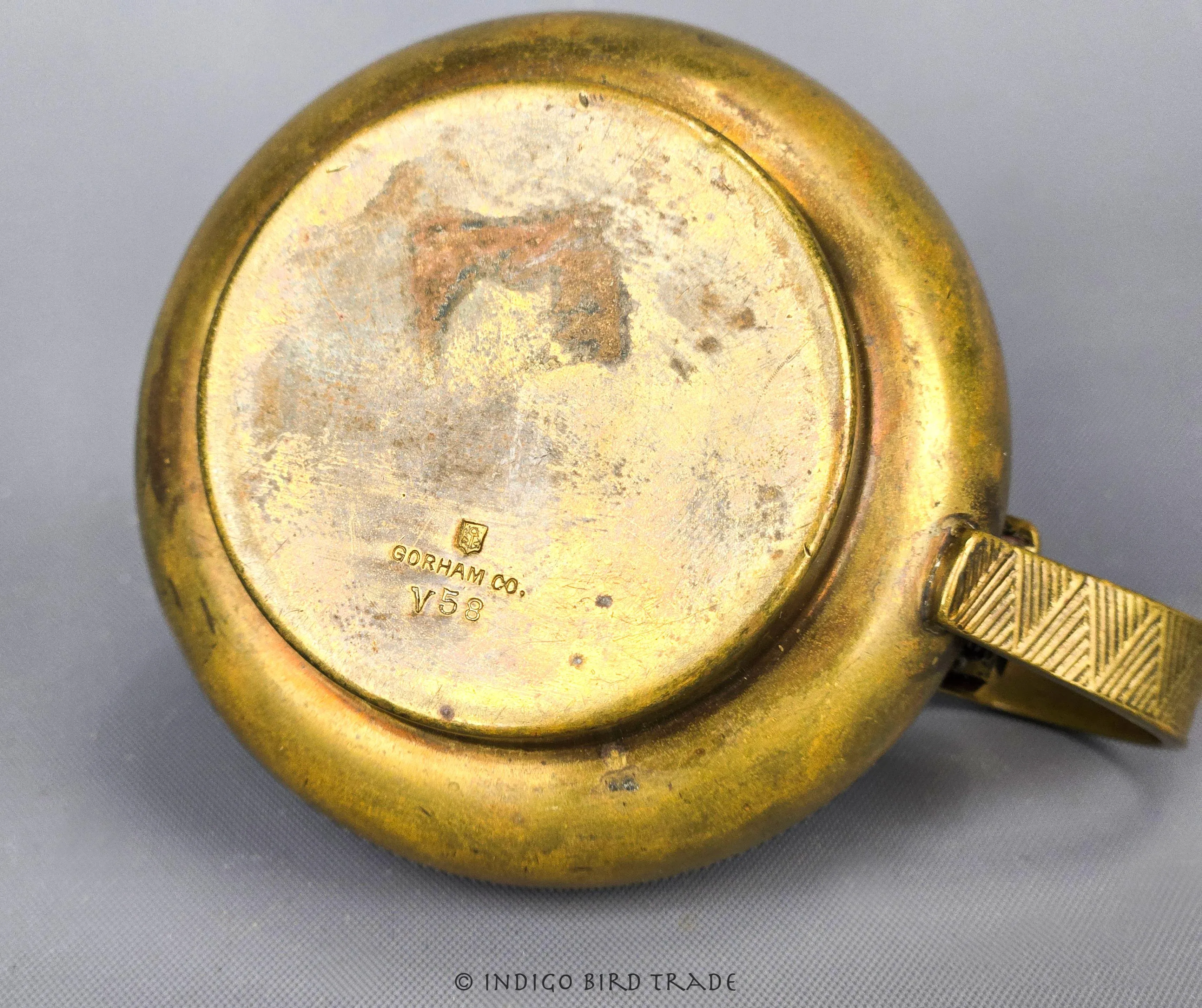 1880's Gorham Brass Cigar Lighter | Chairish