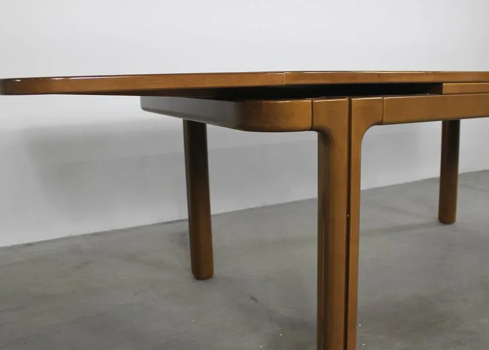 Extendable Dining Table in Wood attributed to Ilmari Tapiovaara, 1970s