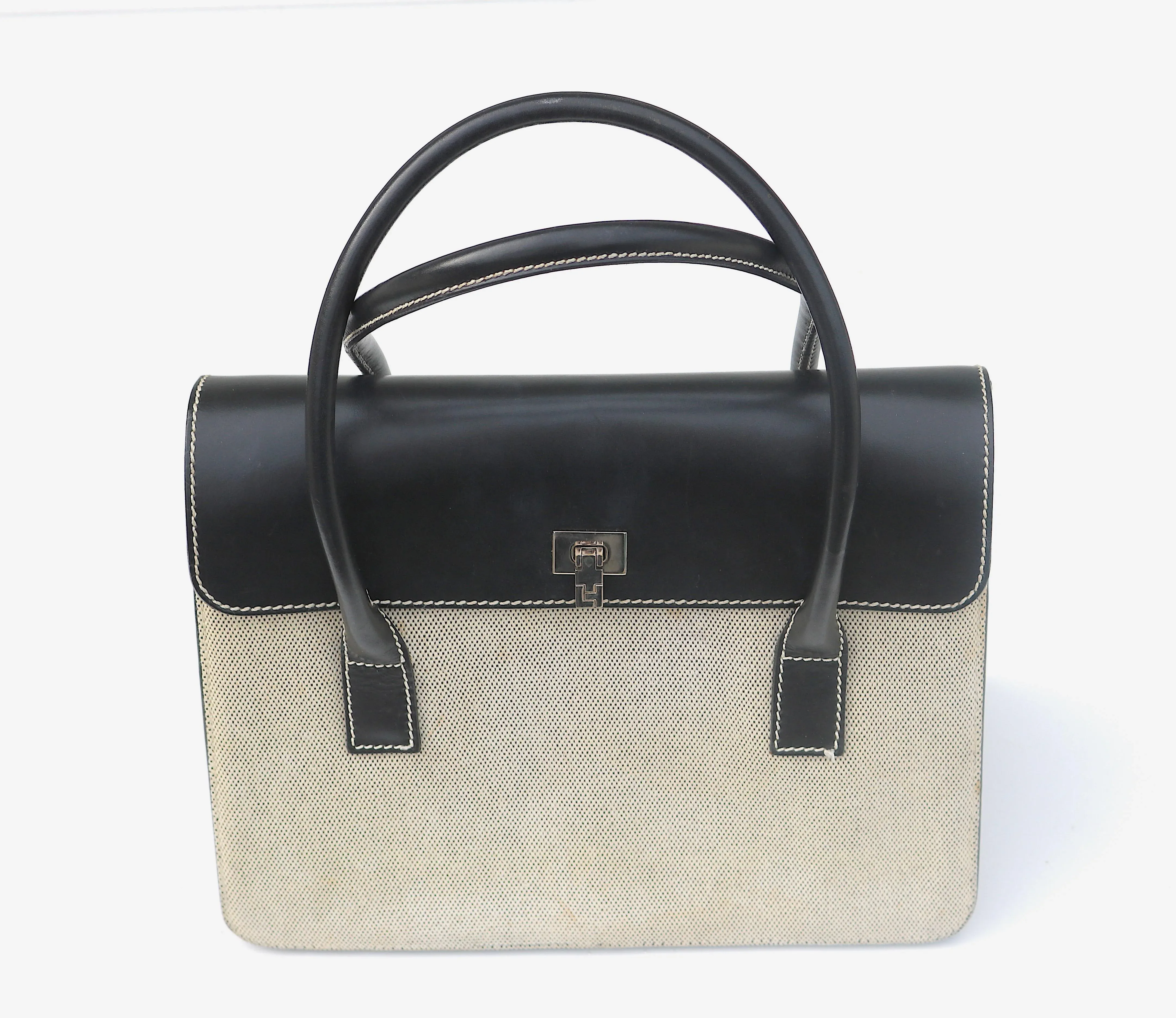 Late 20th Century Lambertson Truex Made in Italy Two Tone Leather