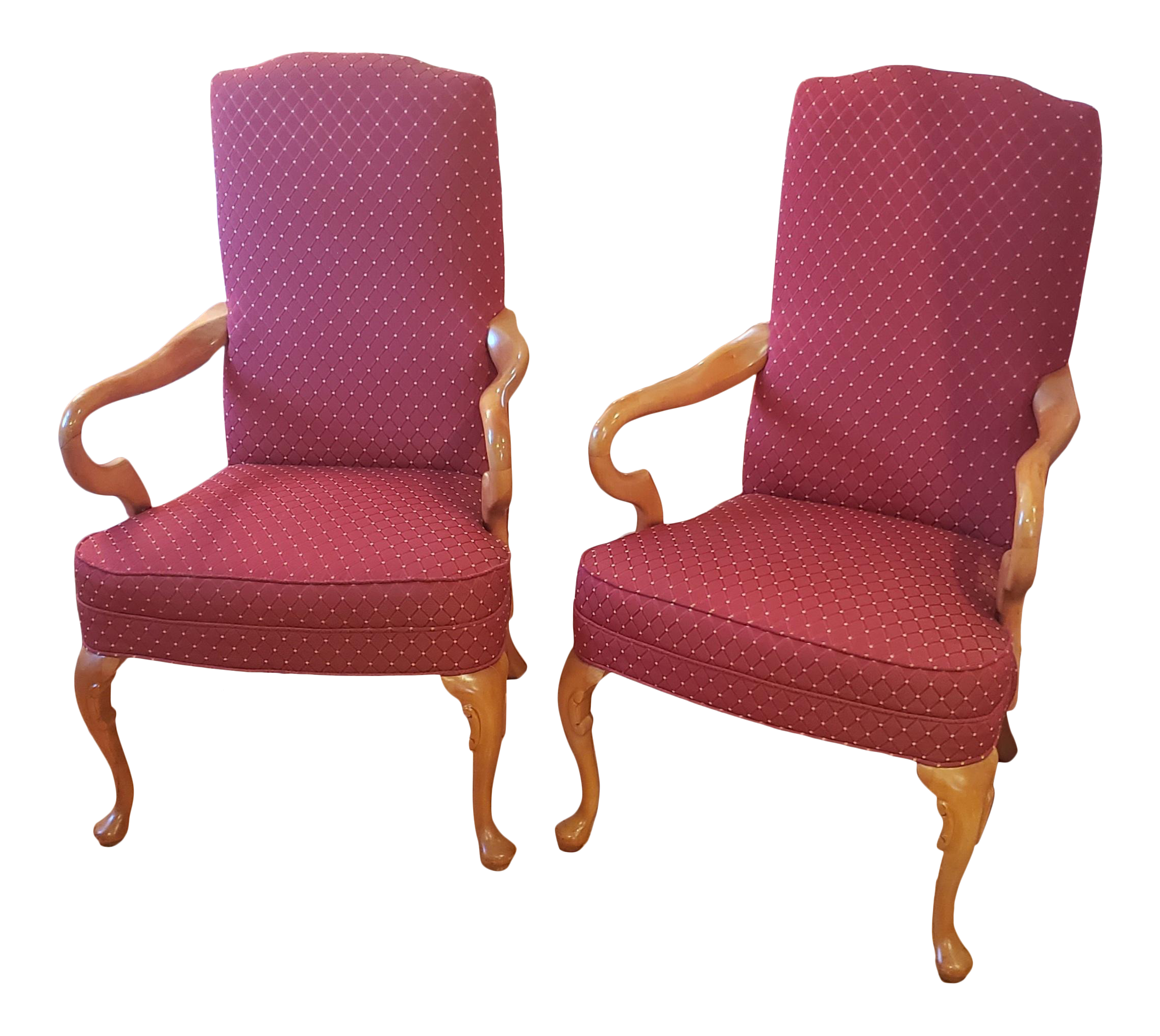 Vintage Fairfield Style Gooseneck Chairs a Pair Chairish