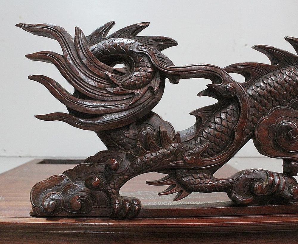 19th Century Asian Mahogany Cabinet, Vietnam | Chairish