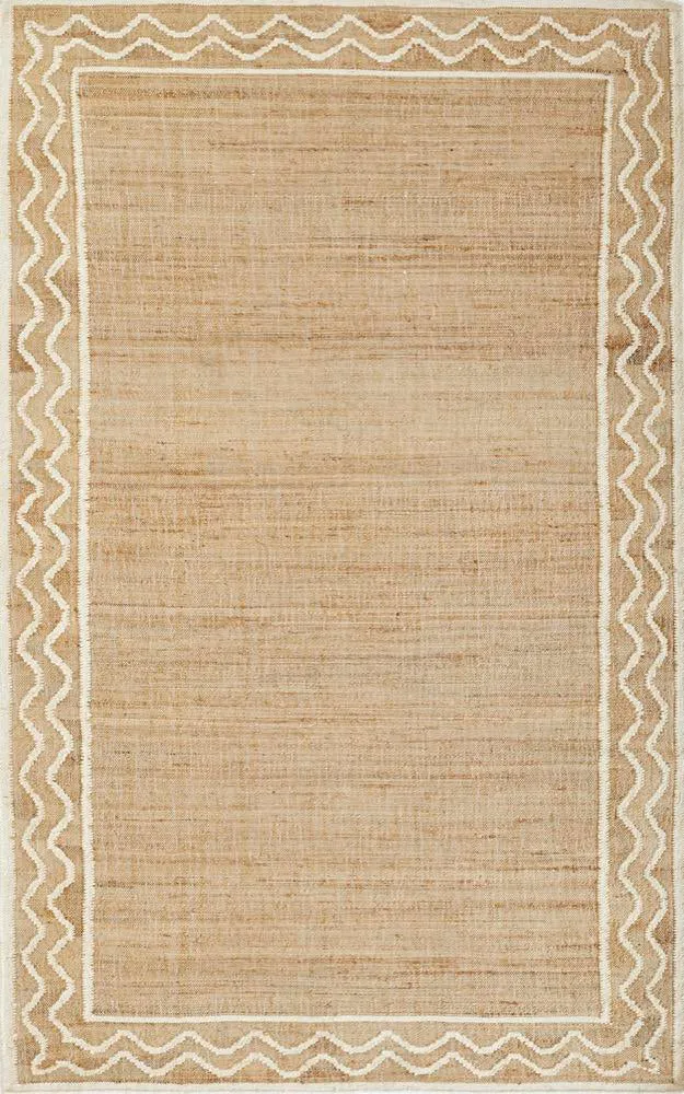 Erin Gates by Momeni Orchard Ripple Natural Hand Woven Wool and Jute