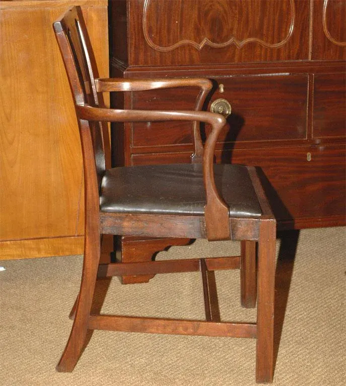 Mid 19th Century English Chippendale Armchair