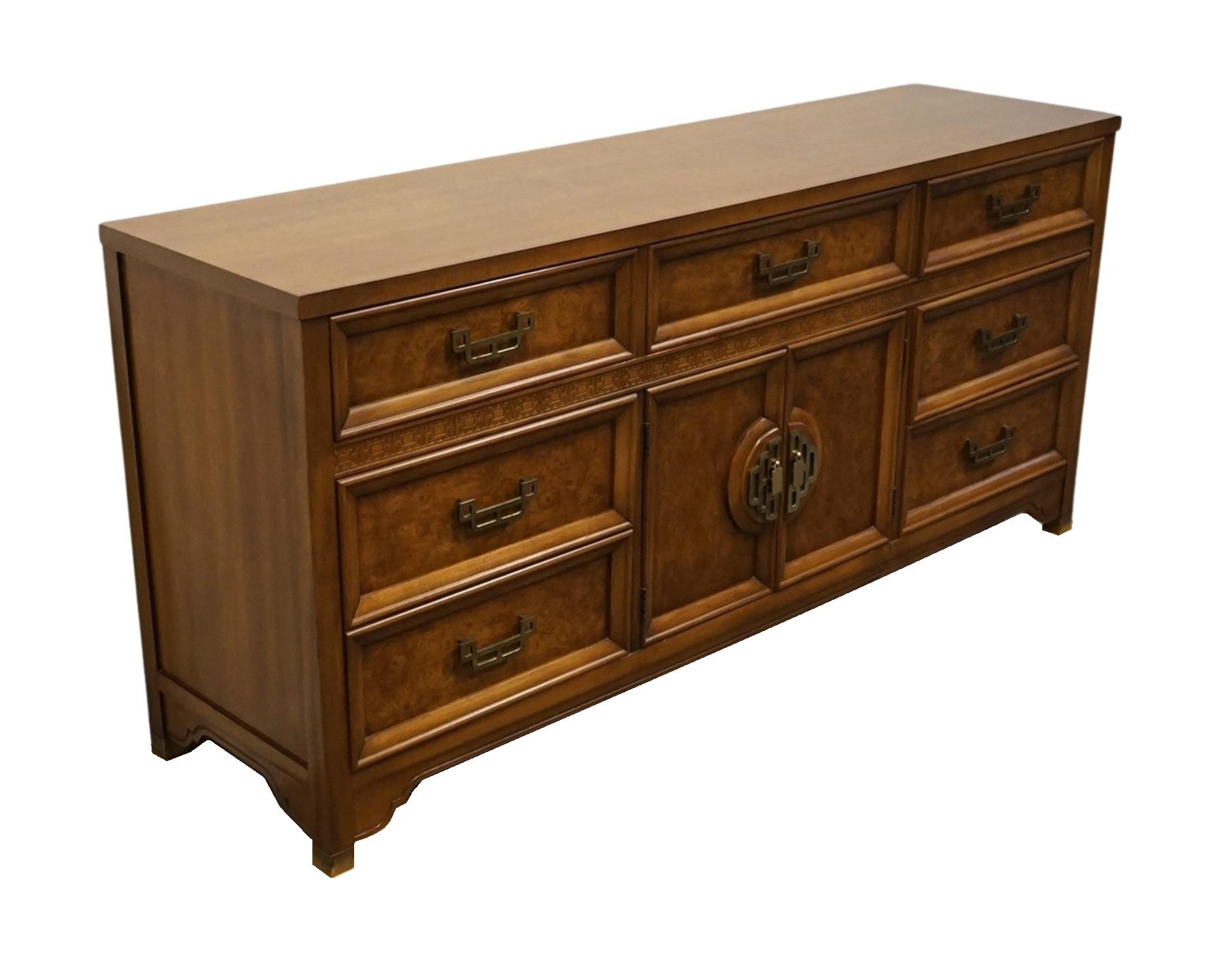 Henry Link Mandarin Collection Burled Wood Asian Chinoiserie