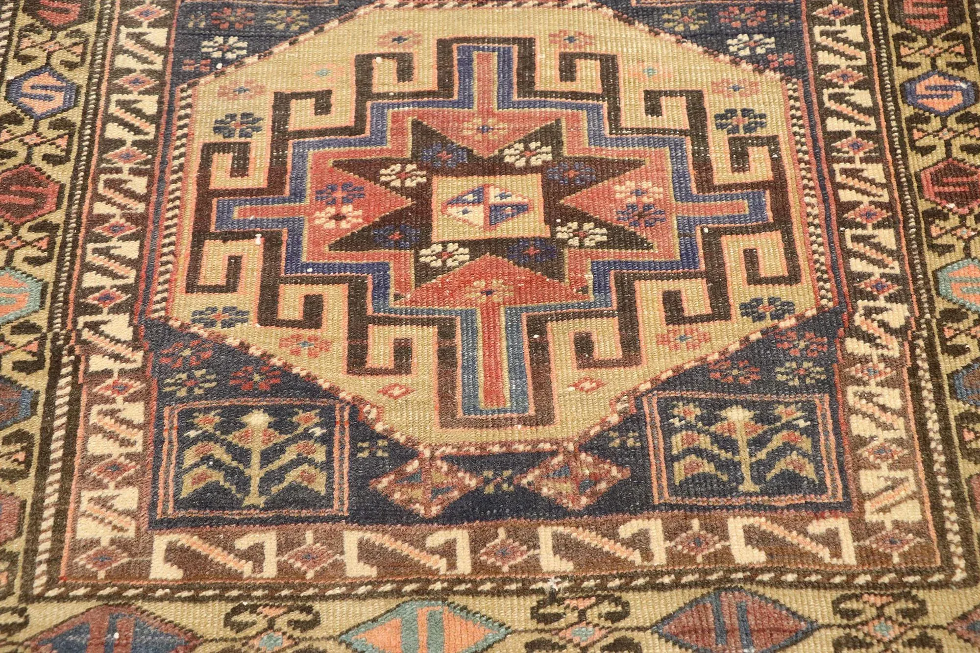 Antique Persian Malayer Rug Runner - 03\'01 X 09\'08