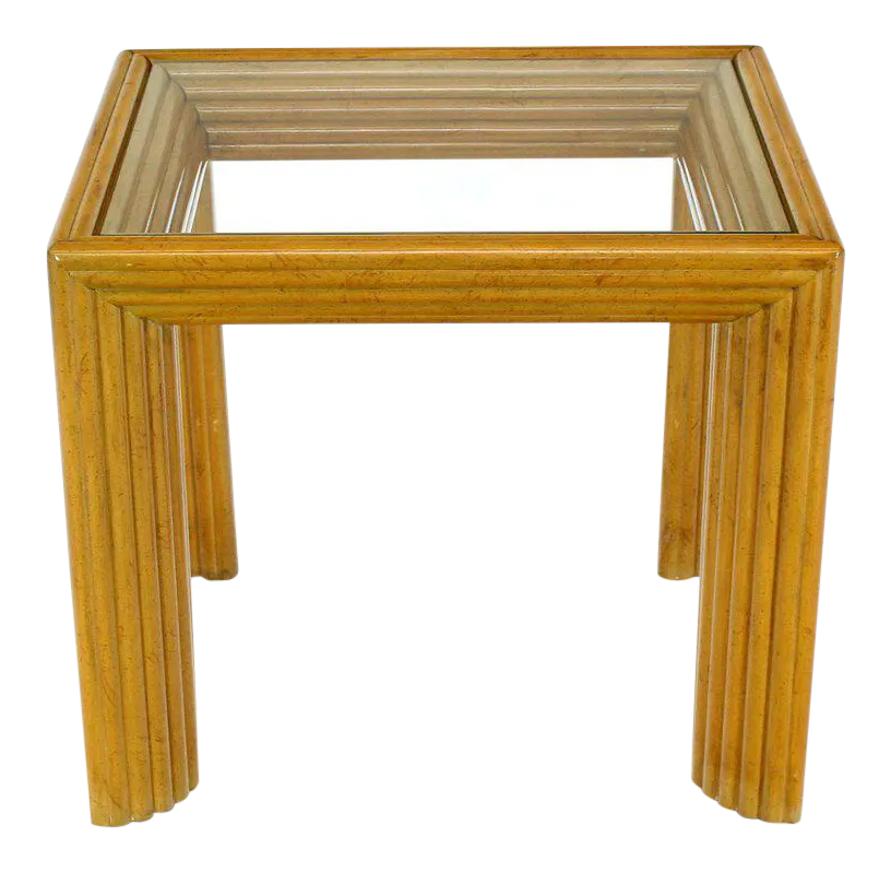 Solid Blond Birch Rectangular Occasional Side Table Stand Chairish