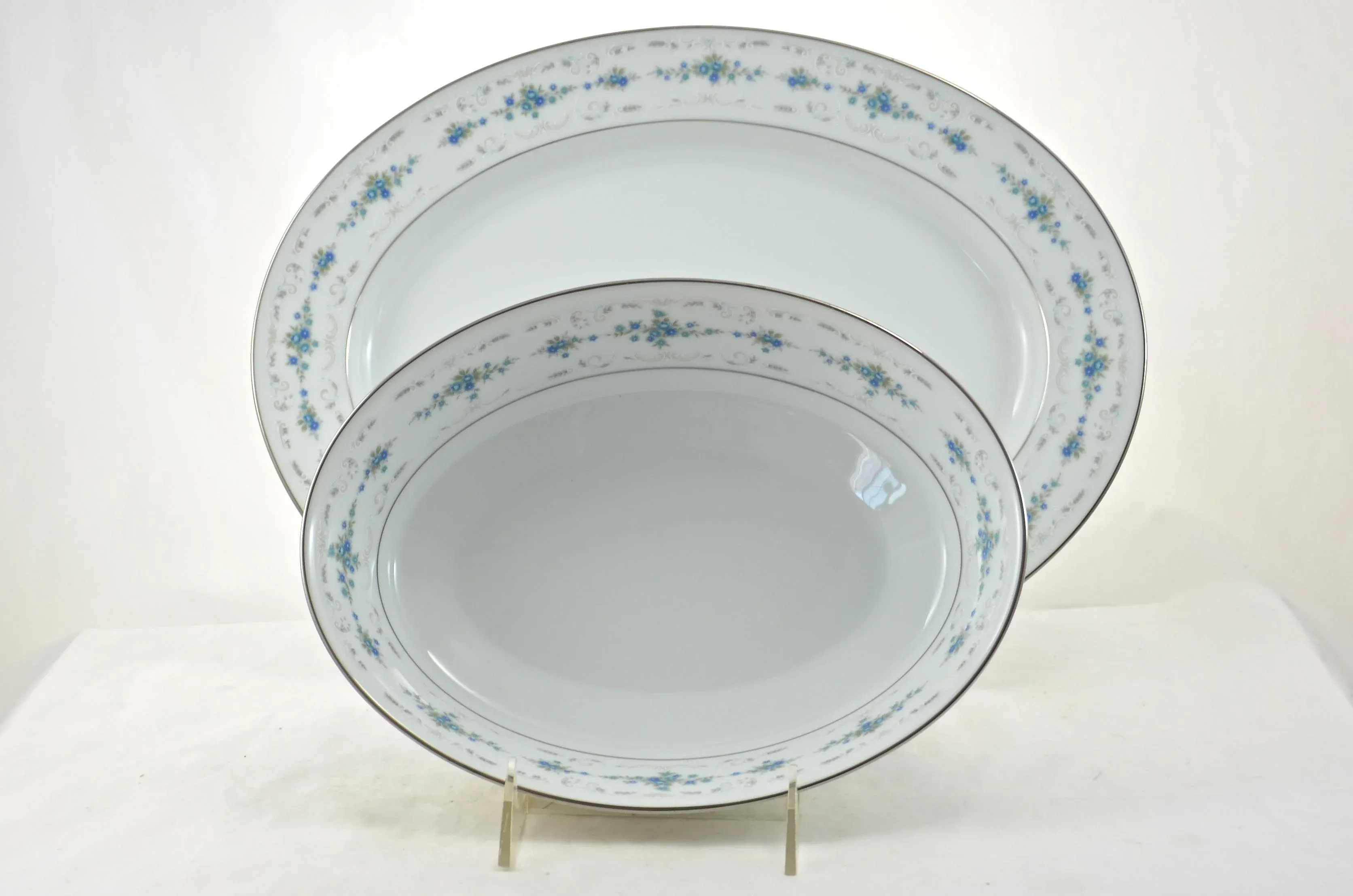 Noritake Floral Bowl & Tray, 2 Pieces