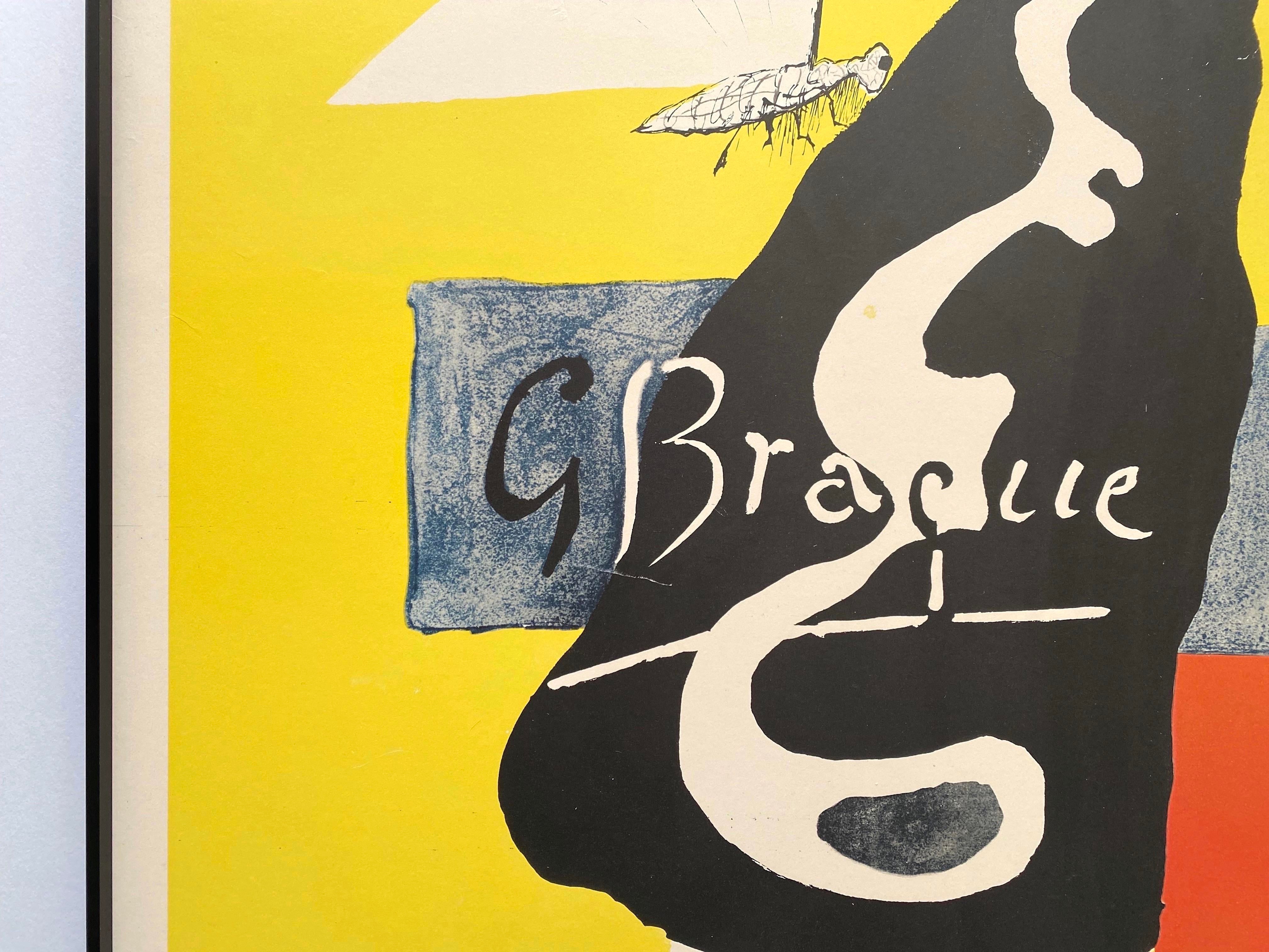 Georges Braque Vintage 1953 Mid Century Modernist Mourlot Fine Art