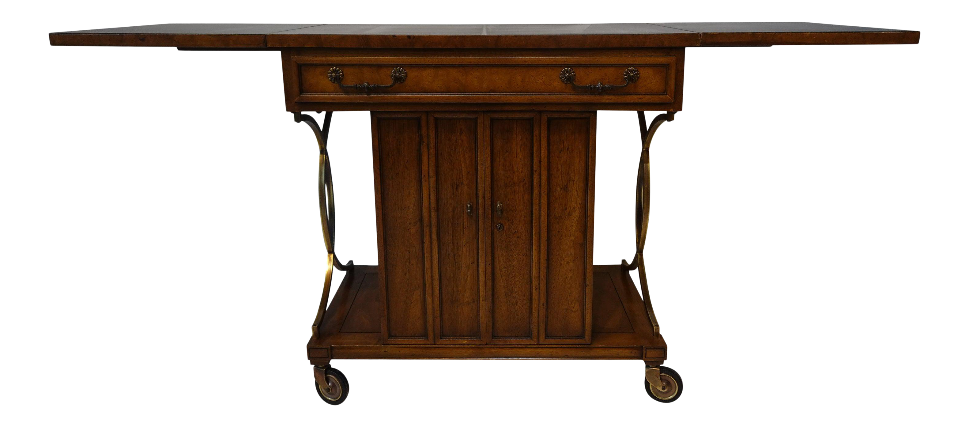 Mastercraft Rolling Bar Cart Chairish