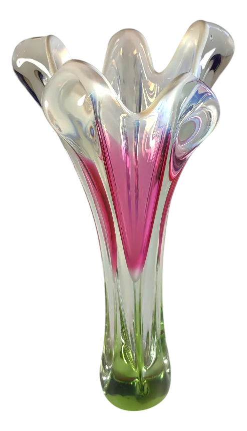Art Deco Vase by Josef Hospodka for Chřibská, 1960s | Chairish