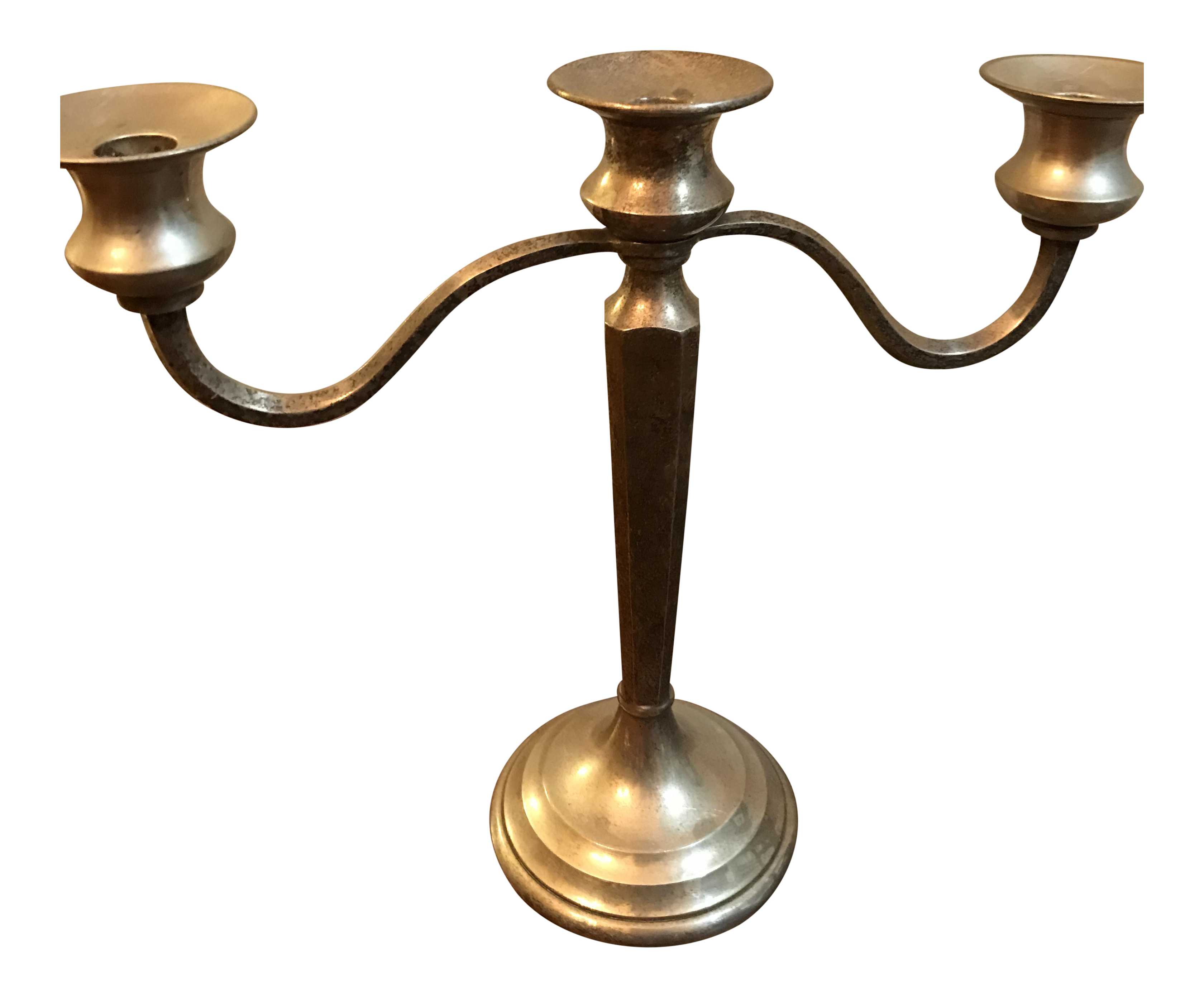 Restoration Hardware Silver Plated Candelabra
