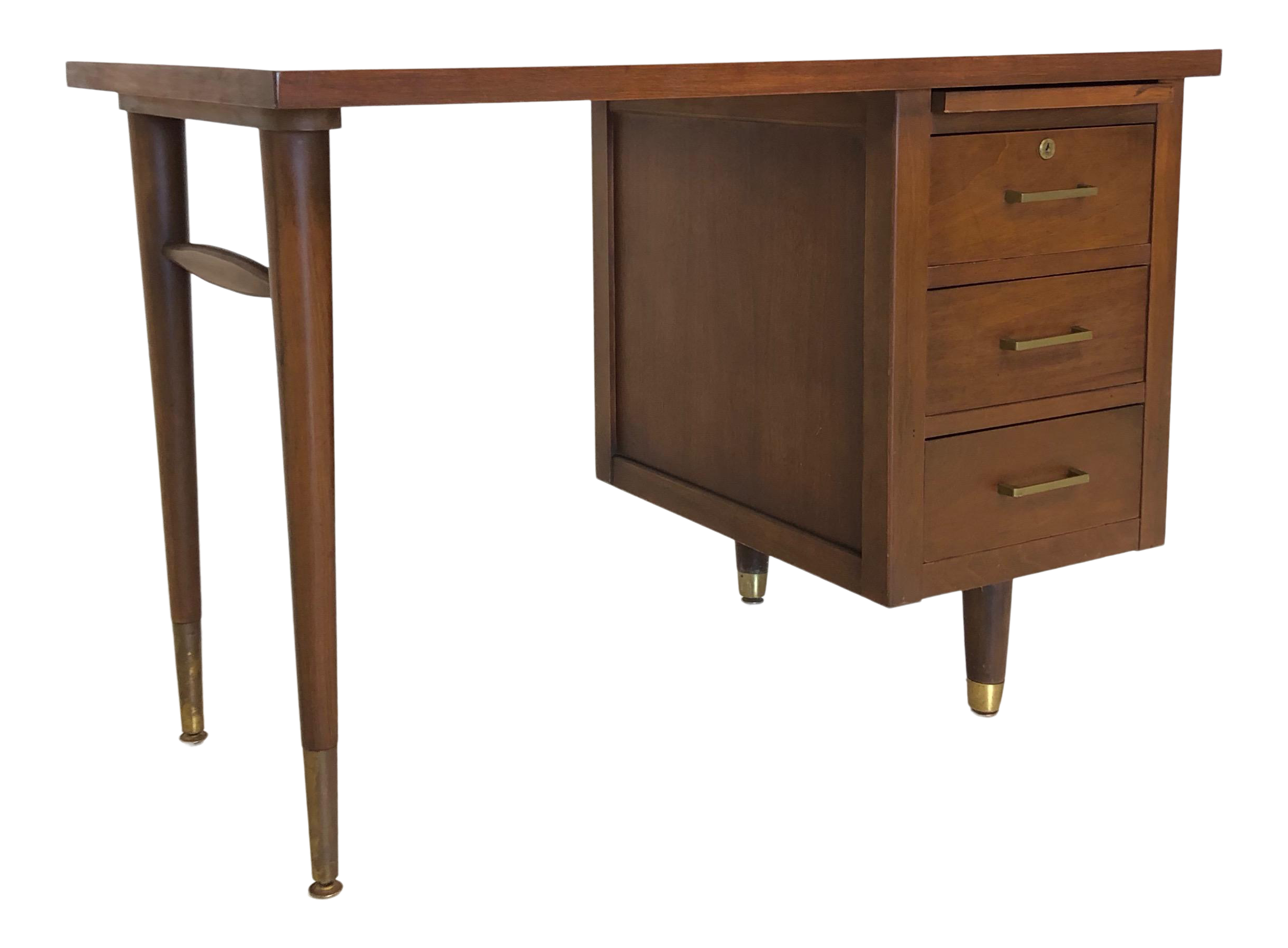 Mid Century Modern Desk By Indiana Desk Company Chairish