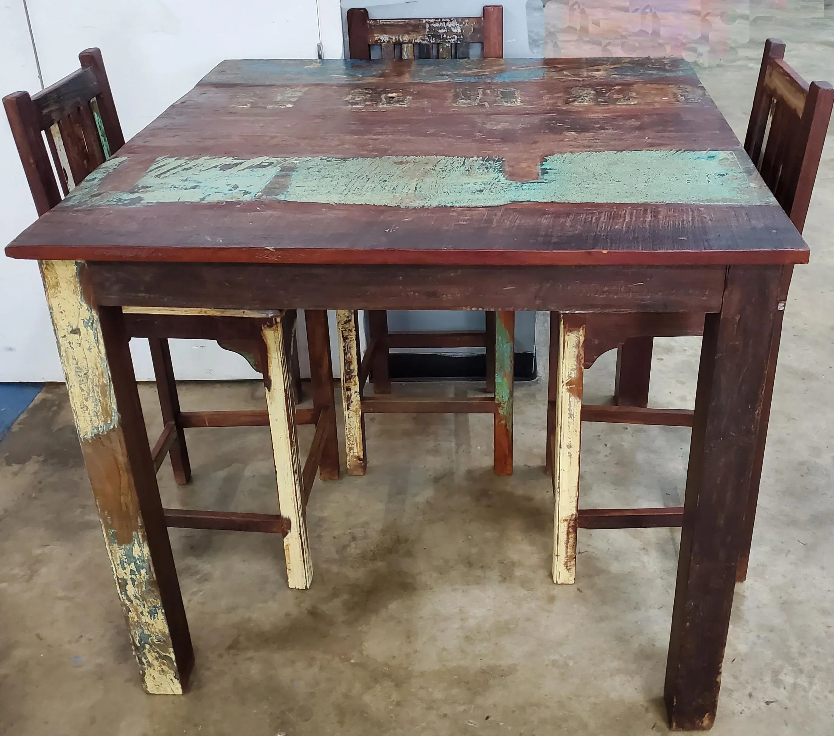 antique dining table 骨董家具 Lot - AN EIGHT-PIECE CARVED OAK DINING SET, Angelus