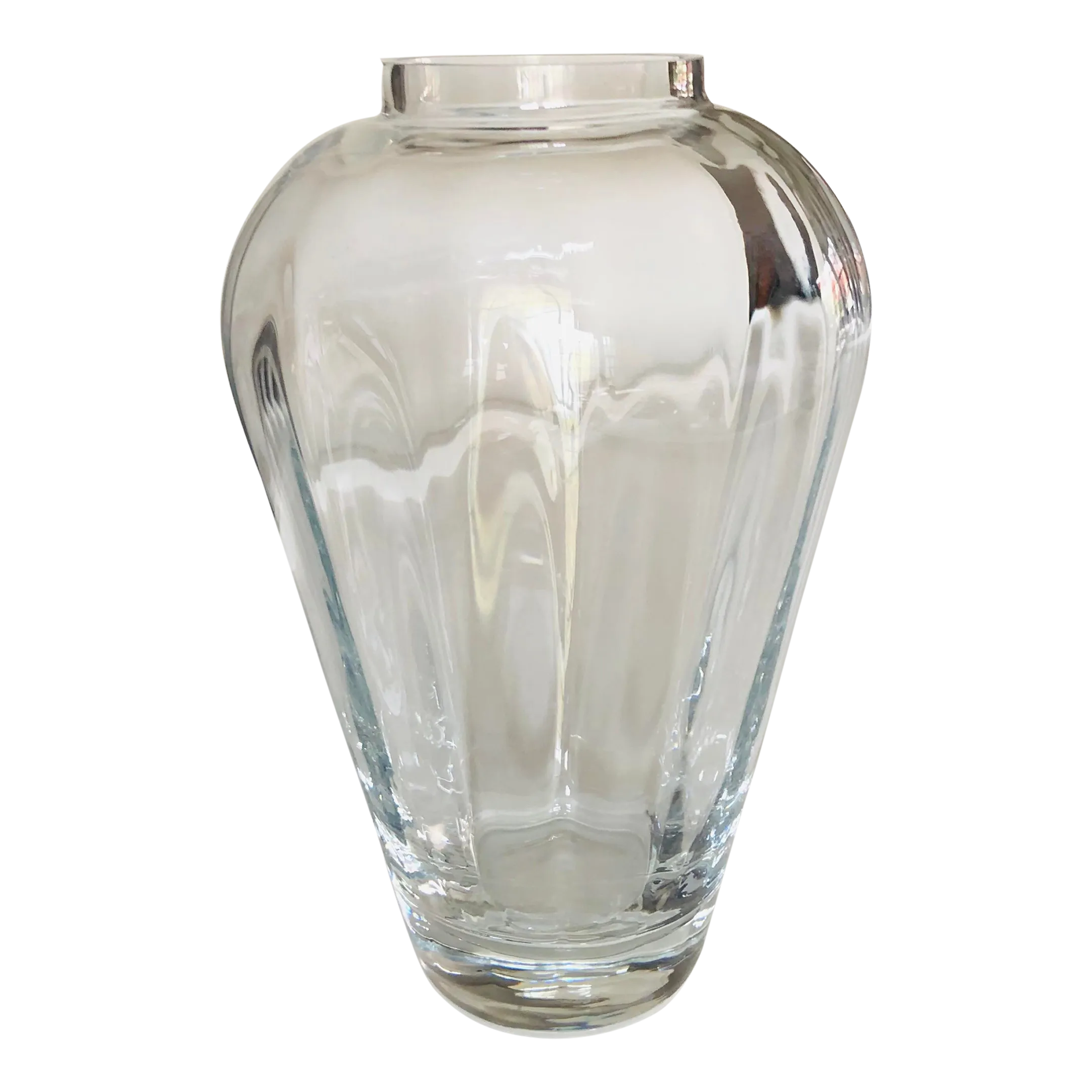 Vintage Lenox Clear Crystal Flower Vase main image 3