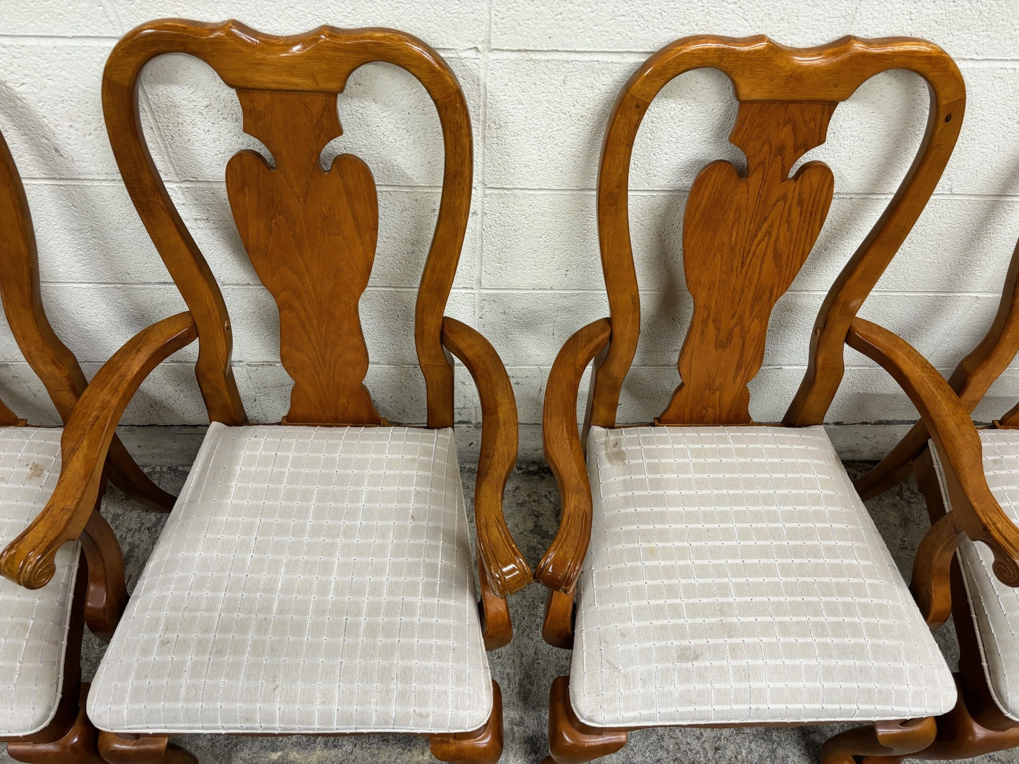 椅子 vintage USA UNIVERSAL chair Vintage Universal Furniture Queen Anne Style Dining Chairs