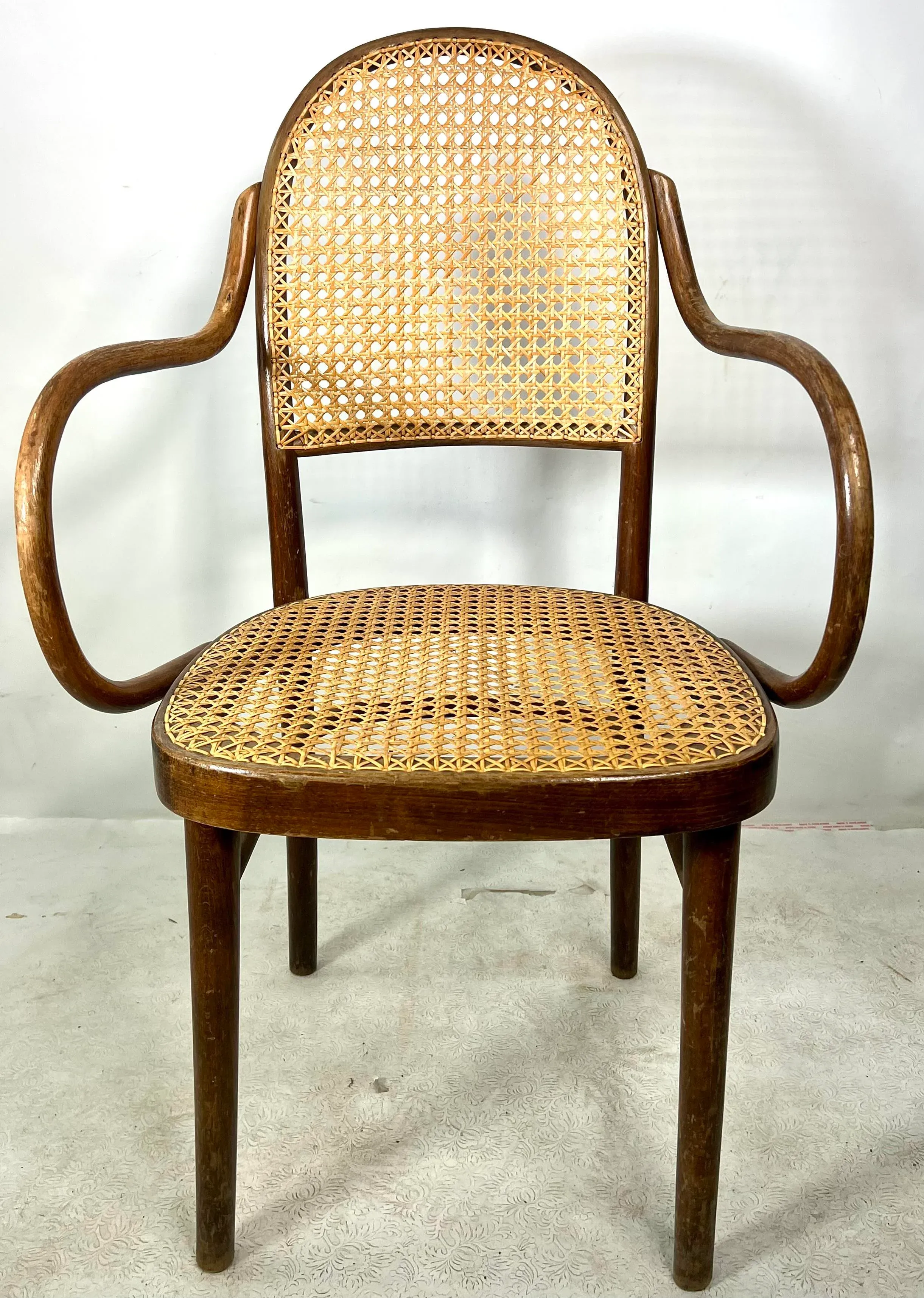 Vintage Thonet Style Bentwood Armchair