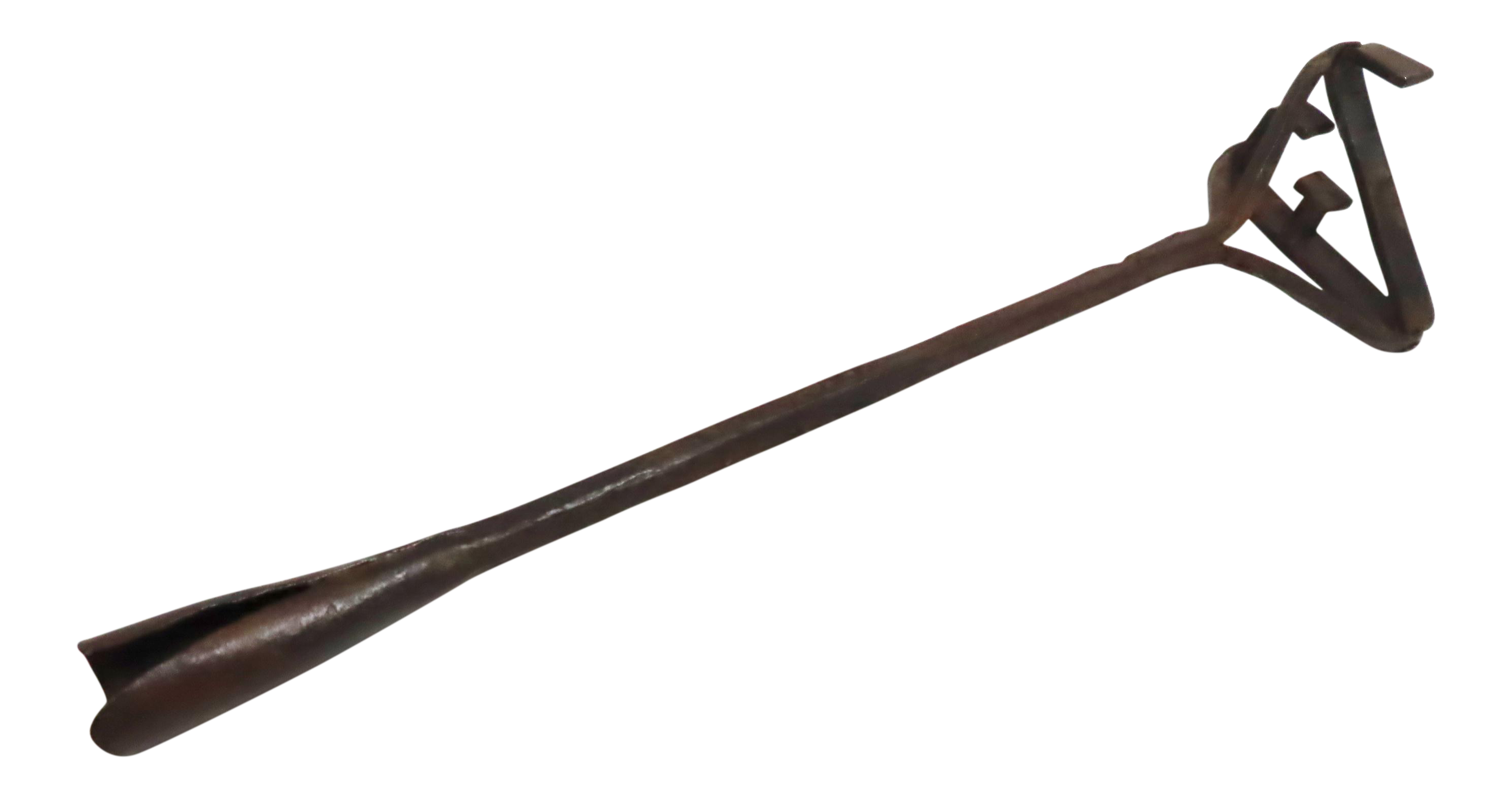 Authentic Wrought Iron Cattle Ranch Branding Iron Chairish