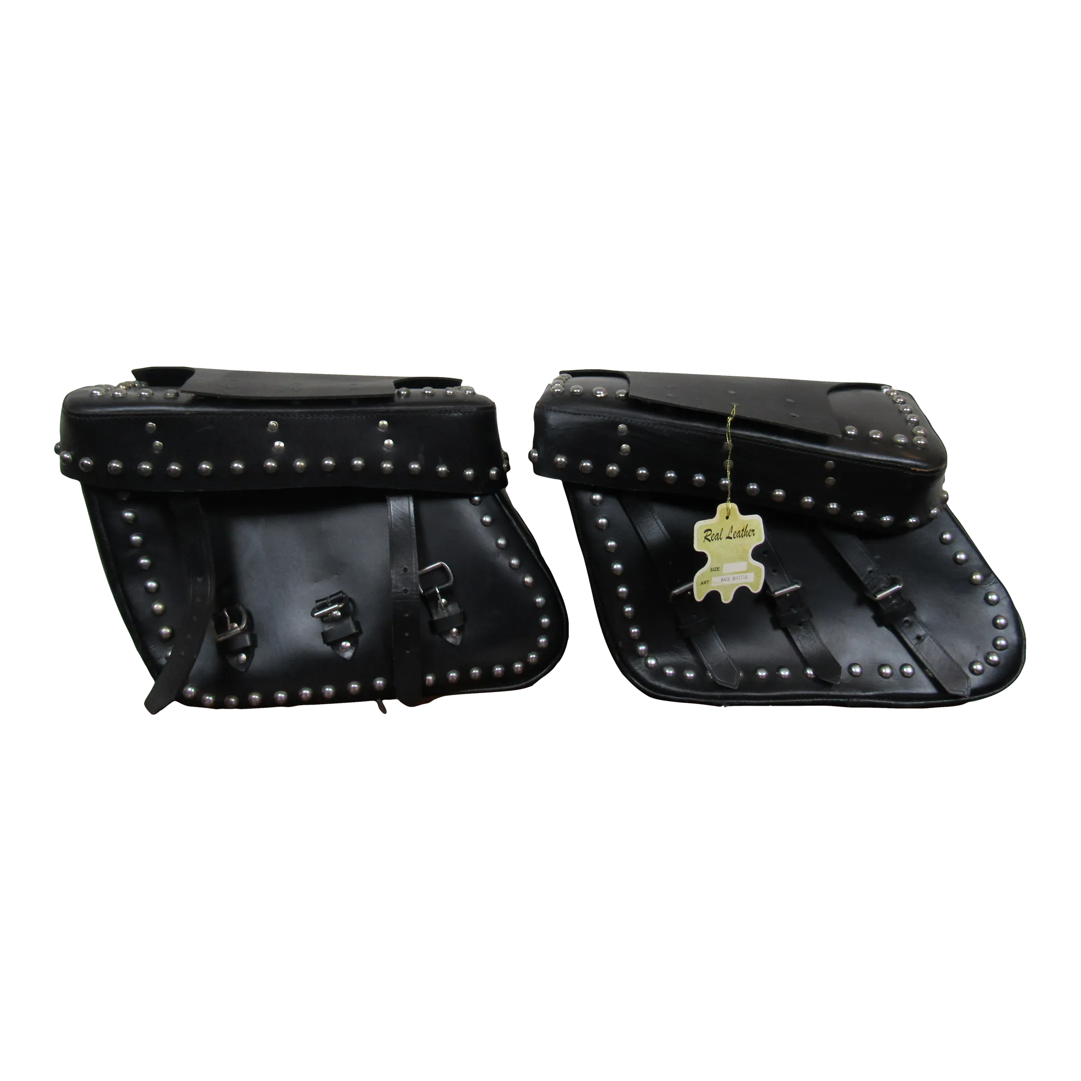 Pair of Vintage Leather Saddle Bags Chairish