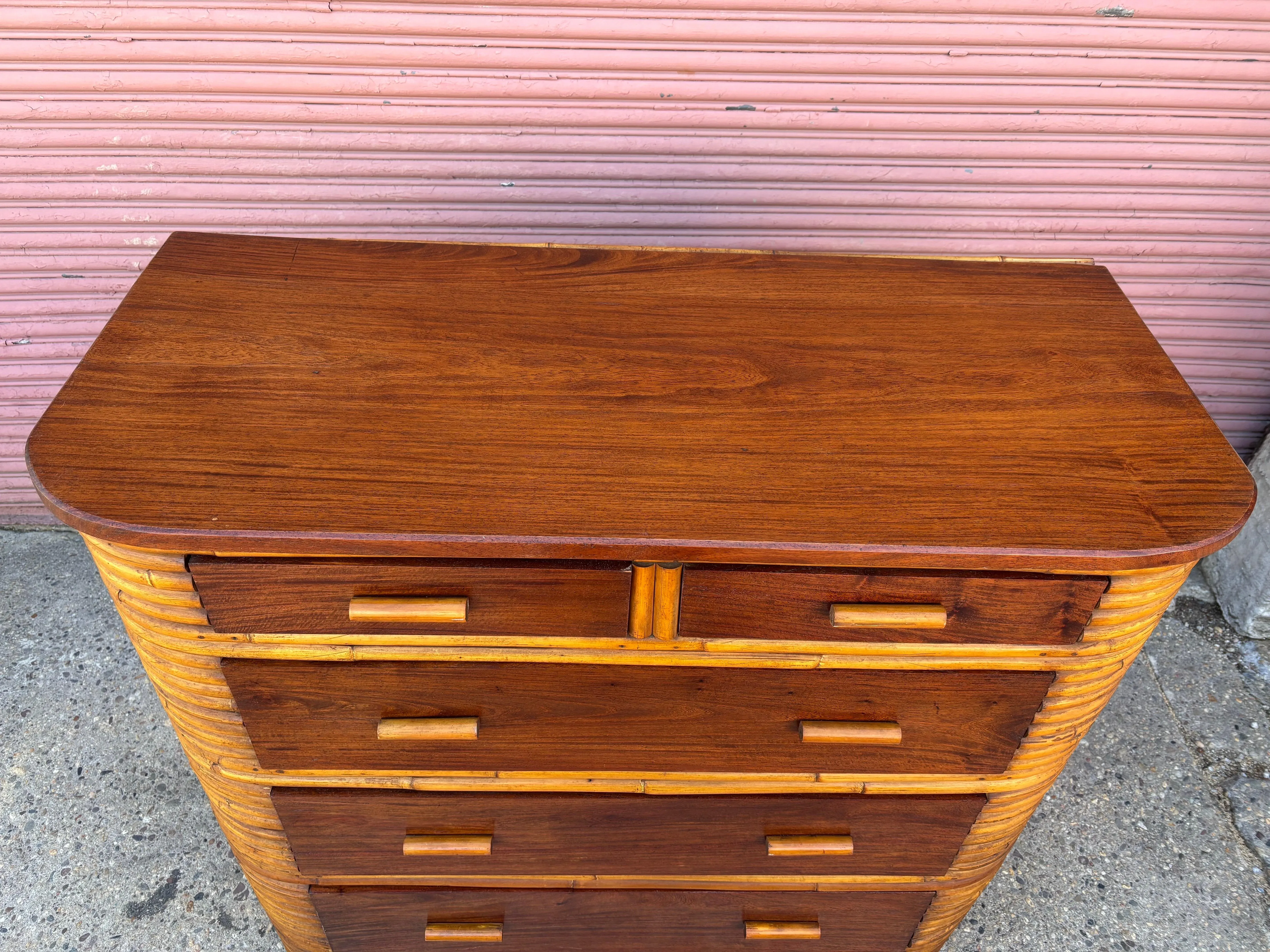bamboo dresser Coastal Bamboo Dresser & Mirror – Rehaus