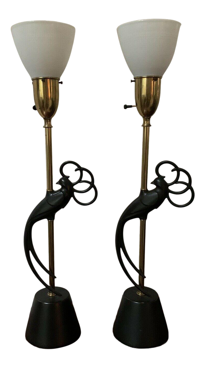 Vintage Rembrandt Lamp Company Table Lamps | Chairish