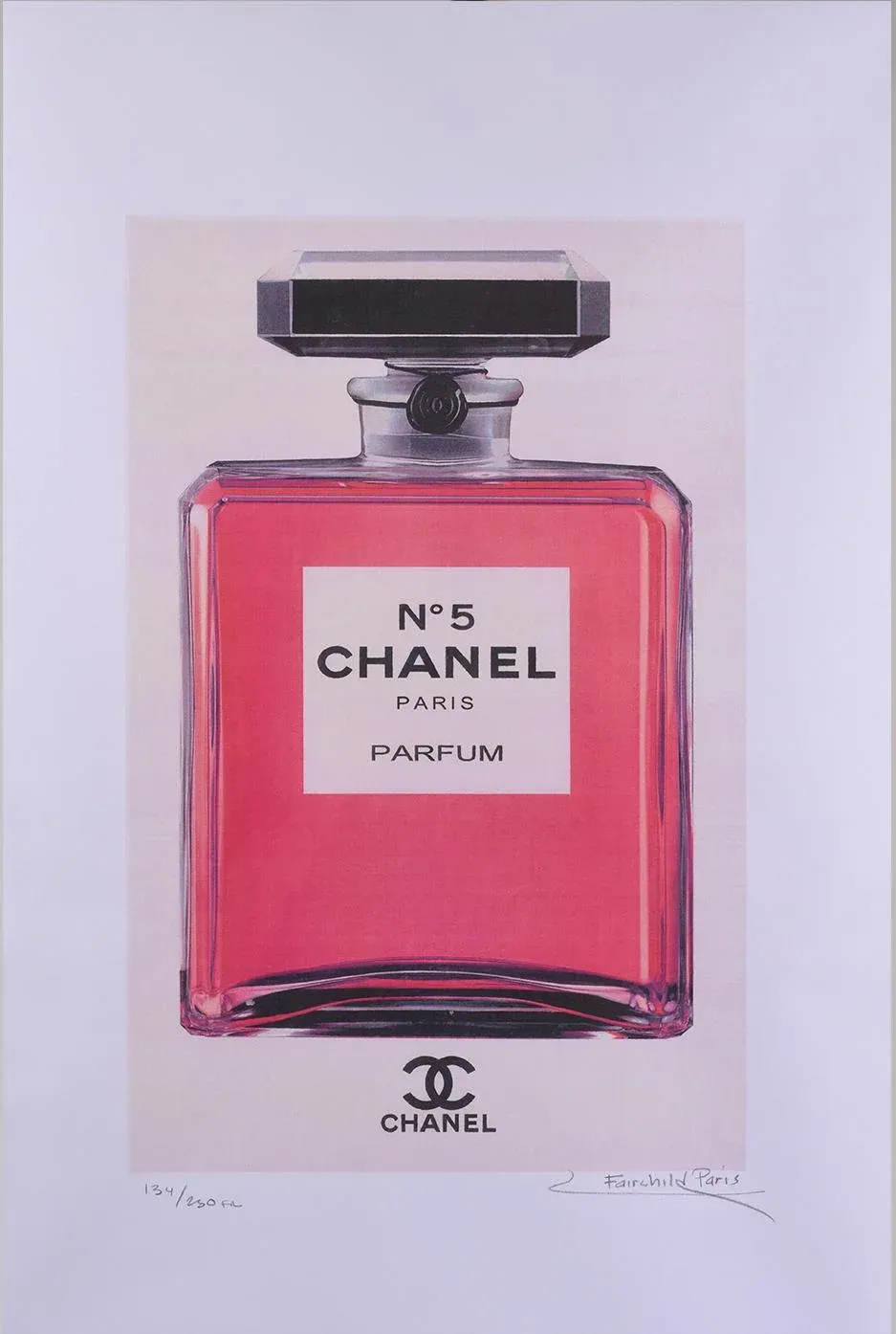 Vintage Sunday B. Morning Chanel No. 5 Fairchild Paris Limited Edition Print