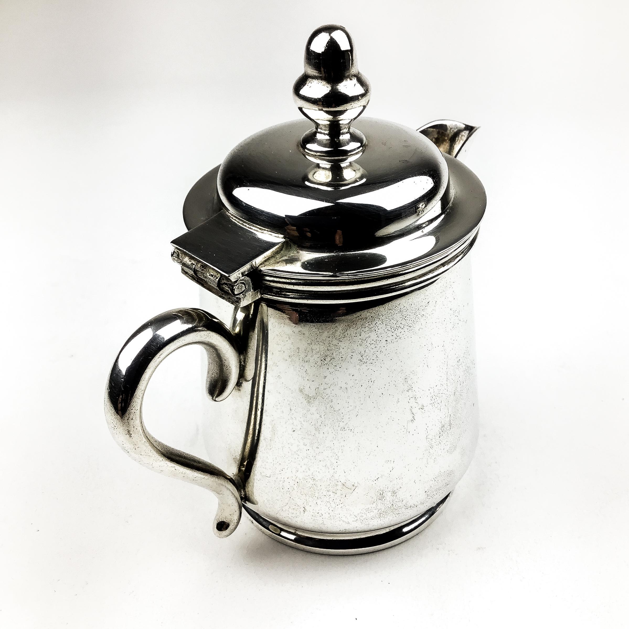 Hennessy Napoléon バレル型陶器 Lot - HENNING KOPPEL FOR GEORG JENSEN, A FOUR PIECE STERLING