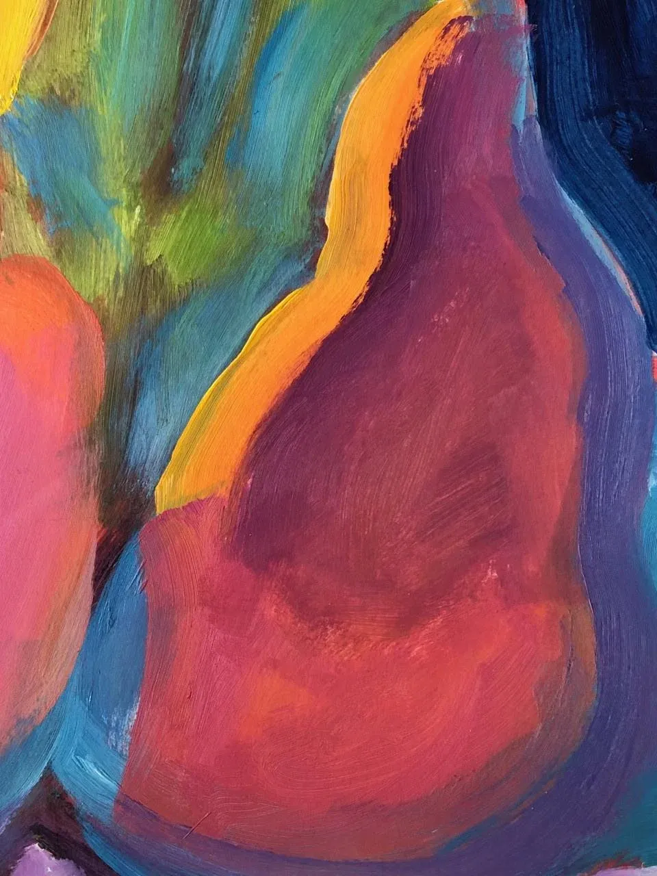 Contemporary Abstract Expressionist Painting by Shungaboy, Framed | Chairish