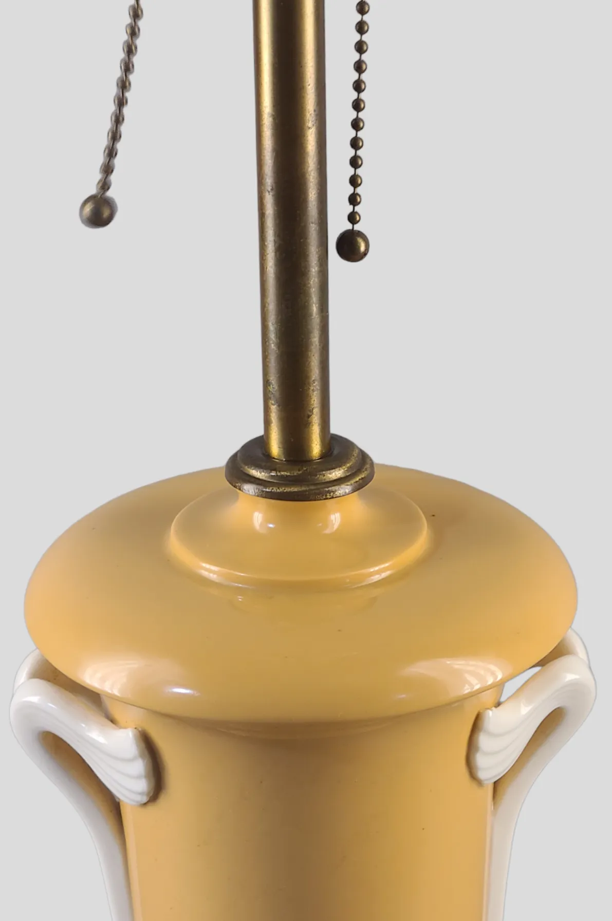 Vintage Lenox Unusual Sand Color Porcelain Neoclassical Urn Dav-Art Table Lamp main image 3