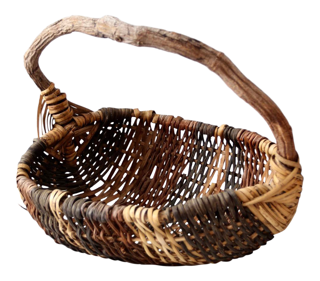 Vintage Rustic Basket Chairish