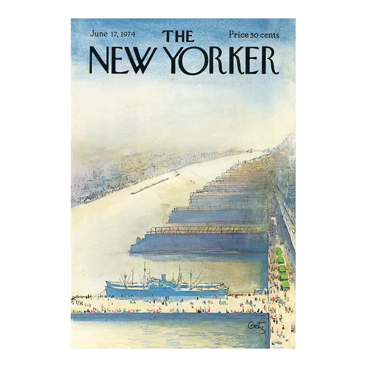 1974, New Yorker Magazine Cover, June 17 (Arthur Getz), Original